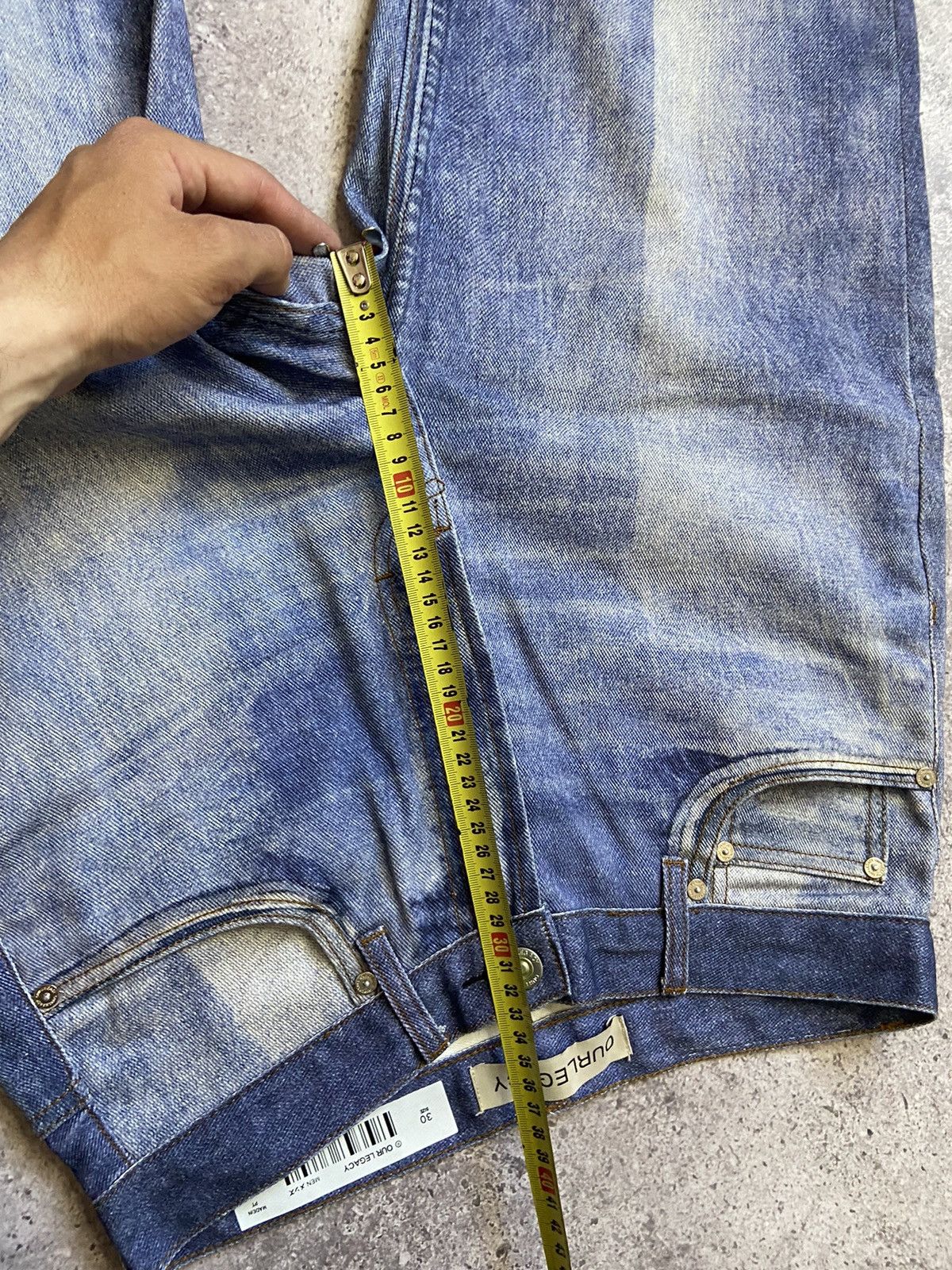 Our Legacy Our Legacy Third Cut Digital Print Denim Jeans Size US 30 / EU 46 - 13 Thumbnail