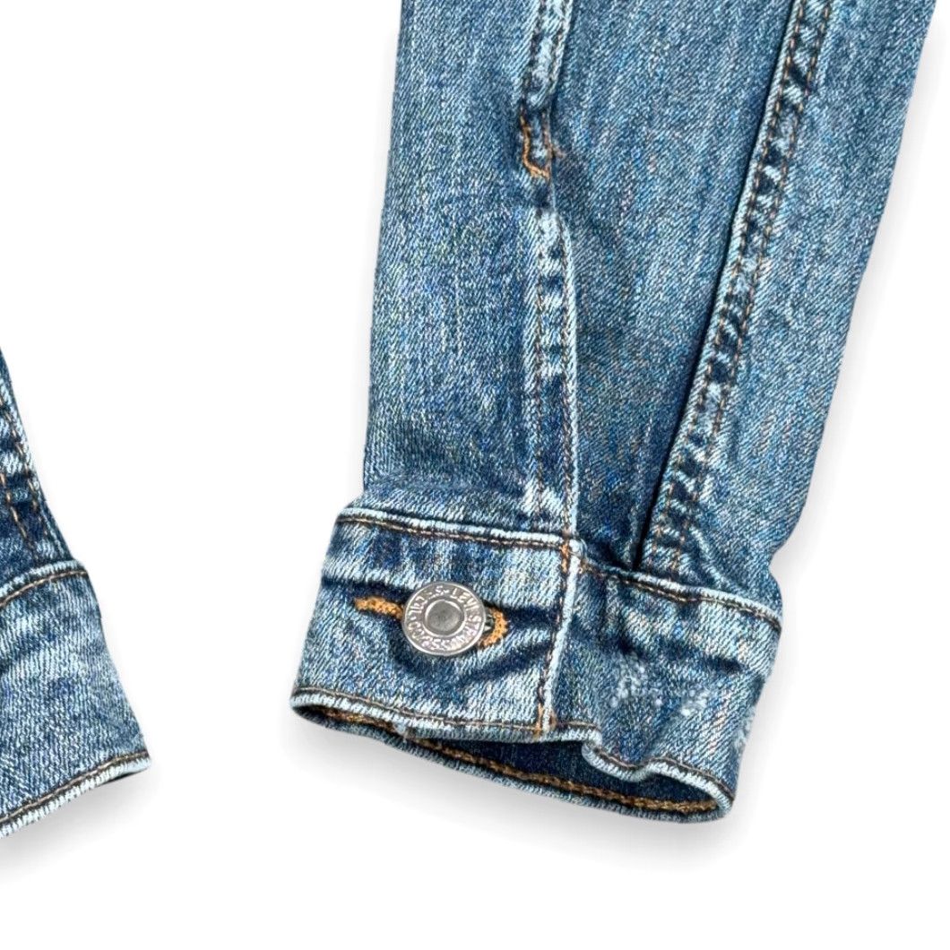 Levi's VINTAGE Levi's Jacket Womens MEDIUM Blue Denim Trucker Classic Retro Casual Mens, Womens Size 32" / US 10 / IT 46 - 7 Thumbnail