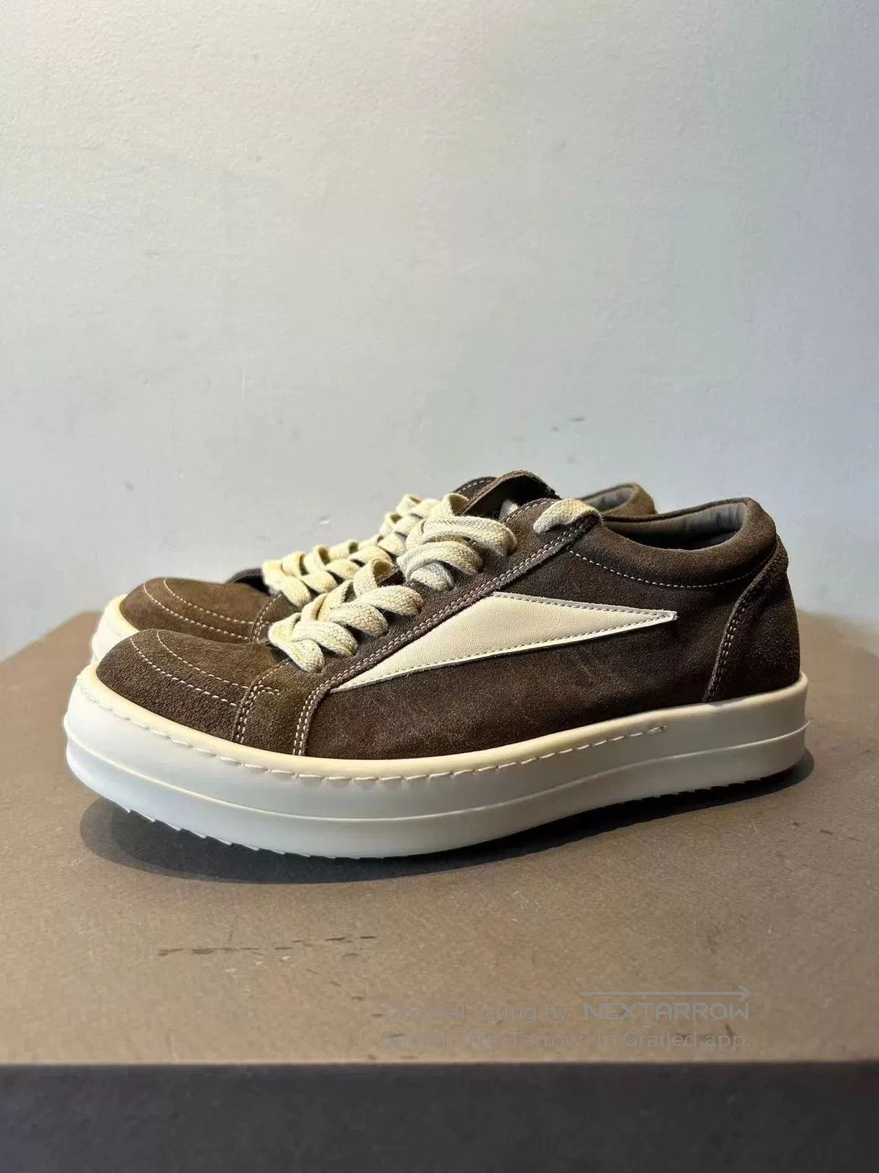 Rick Owens Rick Owens Brown Suede Sneakers Size 36. Size US 5.5 / EU 38 - 2 Thumbnail
