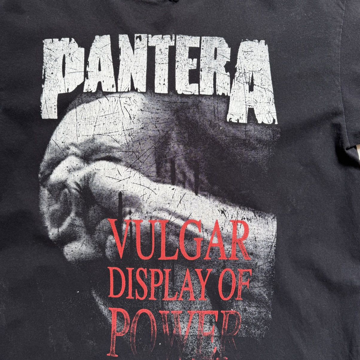 Band Tees × Rare Panther × Vintage Vintage Pantera Vulgar Display Of Power Tee Size US M / EU 48-50 / 2 - 5 Thumbnail