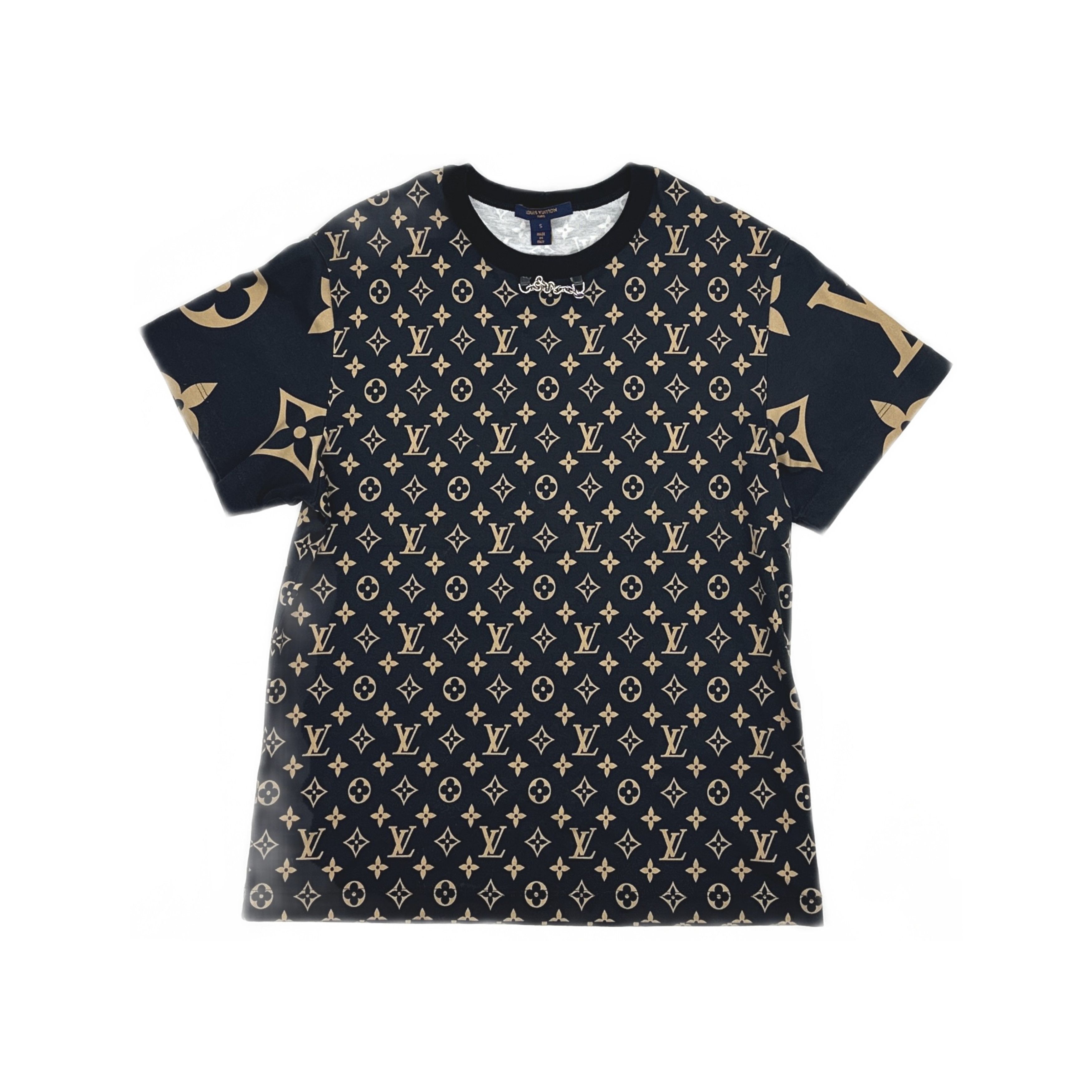 Louis Vuitton Louis Vuitton Monogram Chain T-Shirt S Size US S / EU 44-46 / 1 - 1 Thumbnail