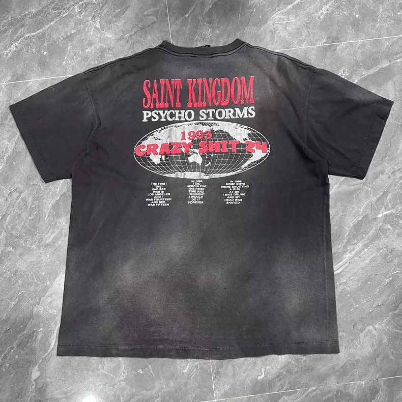 Saint Michael Saint MichaelSS24 Figure Letter Print Crew Neck Short Sleev Size US XL / EU 56 / 4 - 2 Thumbnail