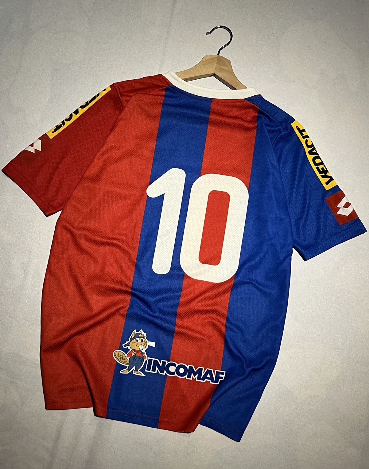 Lotto Sport × Vintage LOTTO VINTAGE Y2K ESPORTE CLUBE BAHIA BRAZIL (10) JERSEY Size US L / EU 52-54 / 3 - 4 Thumbnail