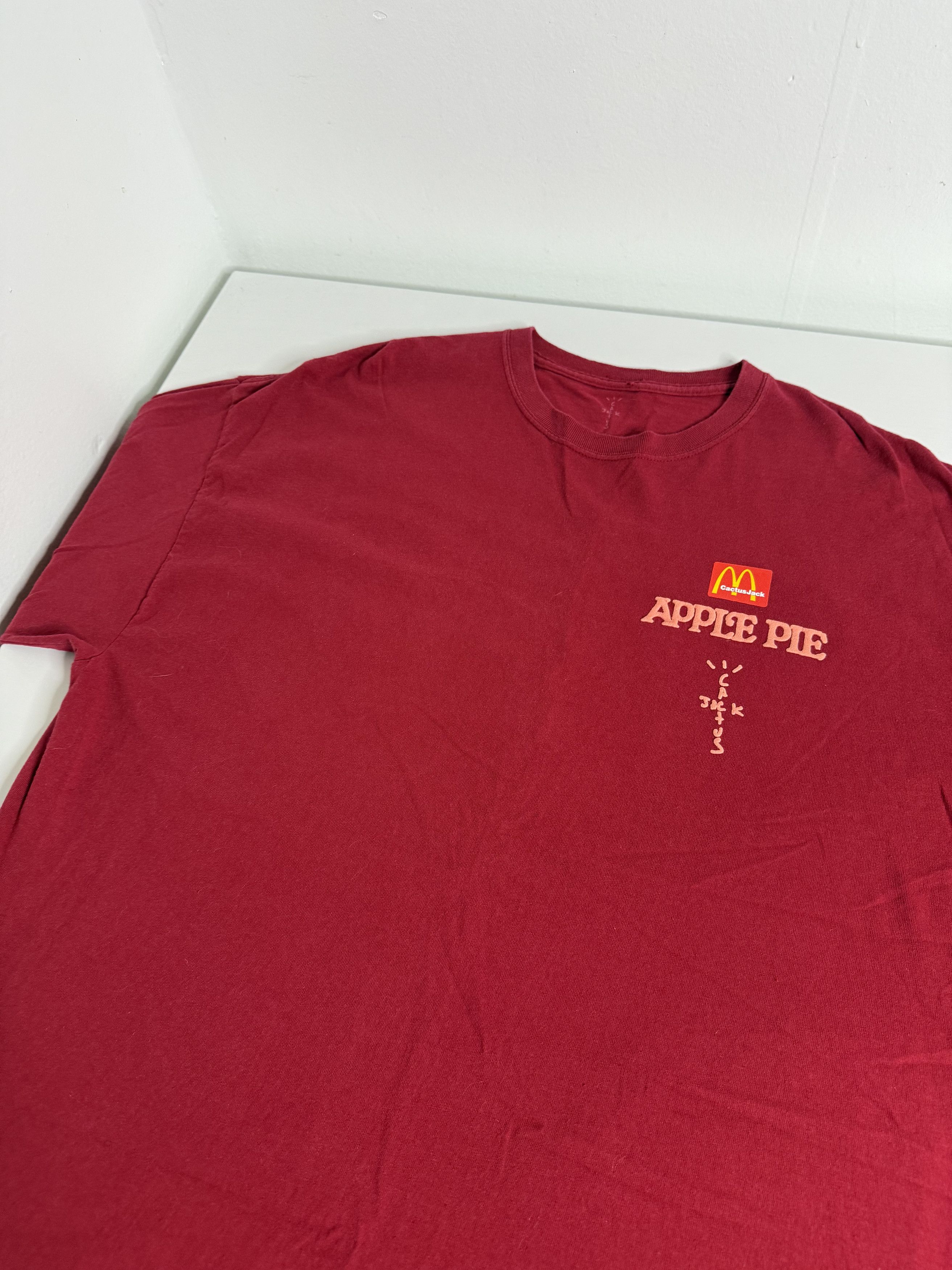 Travis Scott Travis Scott Apple Pie Tee "Burgundy" Size US XL / EU 56 / 4 - 3 Thumbnail
