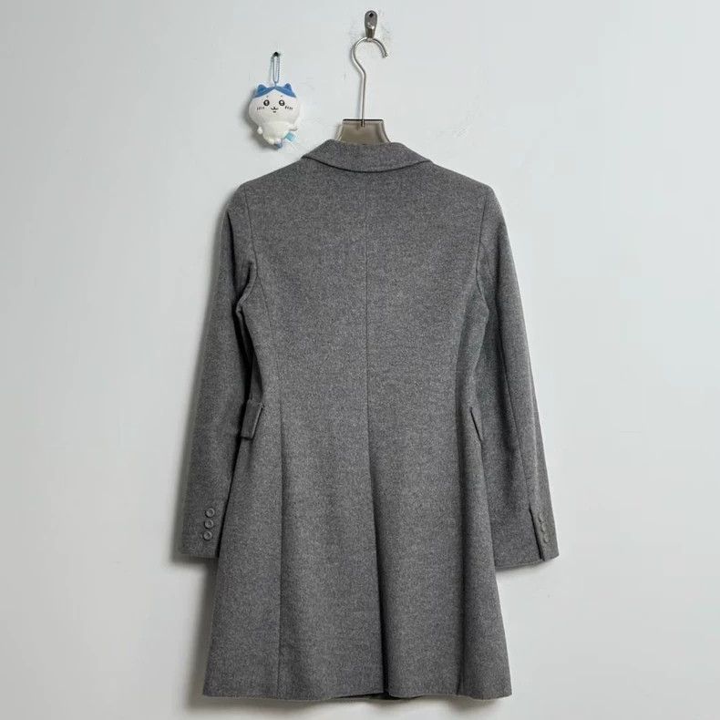 Max Mara Max Mara Grey mid-length coat Size L / US 10 / IT 46 - 3 Thumbnail