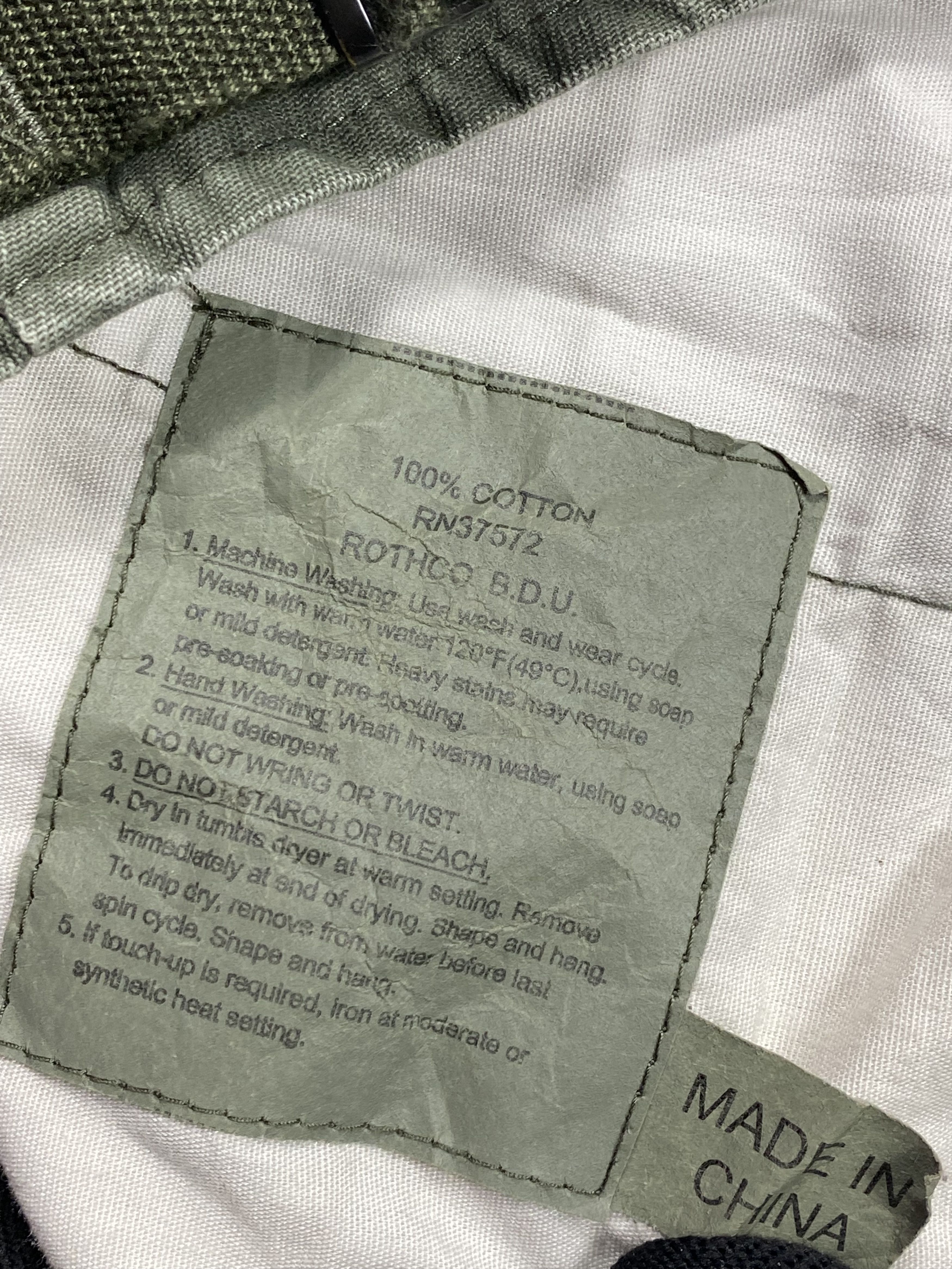Rothco RARE🔥Tactical Cargo Pants Multi Pocket Bondage Pants Size US 32 / EU 48 - 8 Thumbnail