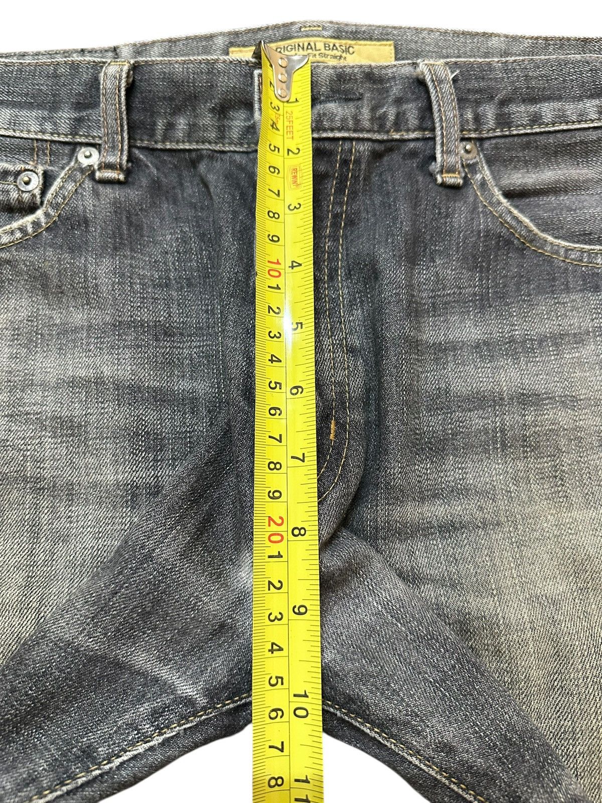 Uniqlo Vintage Japanese Uniqlo Faded Wash Style Loose Jeans Size US 32 / EU 48 - 15 Thumbnail