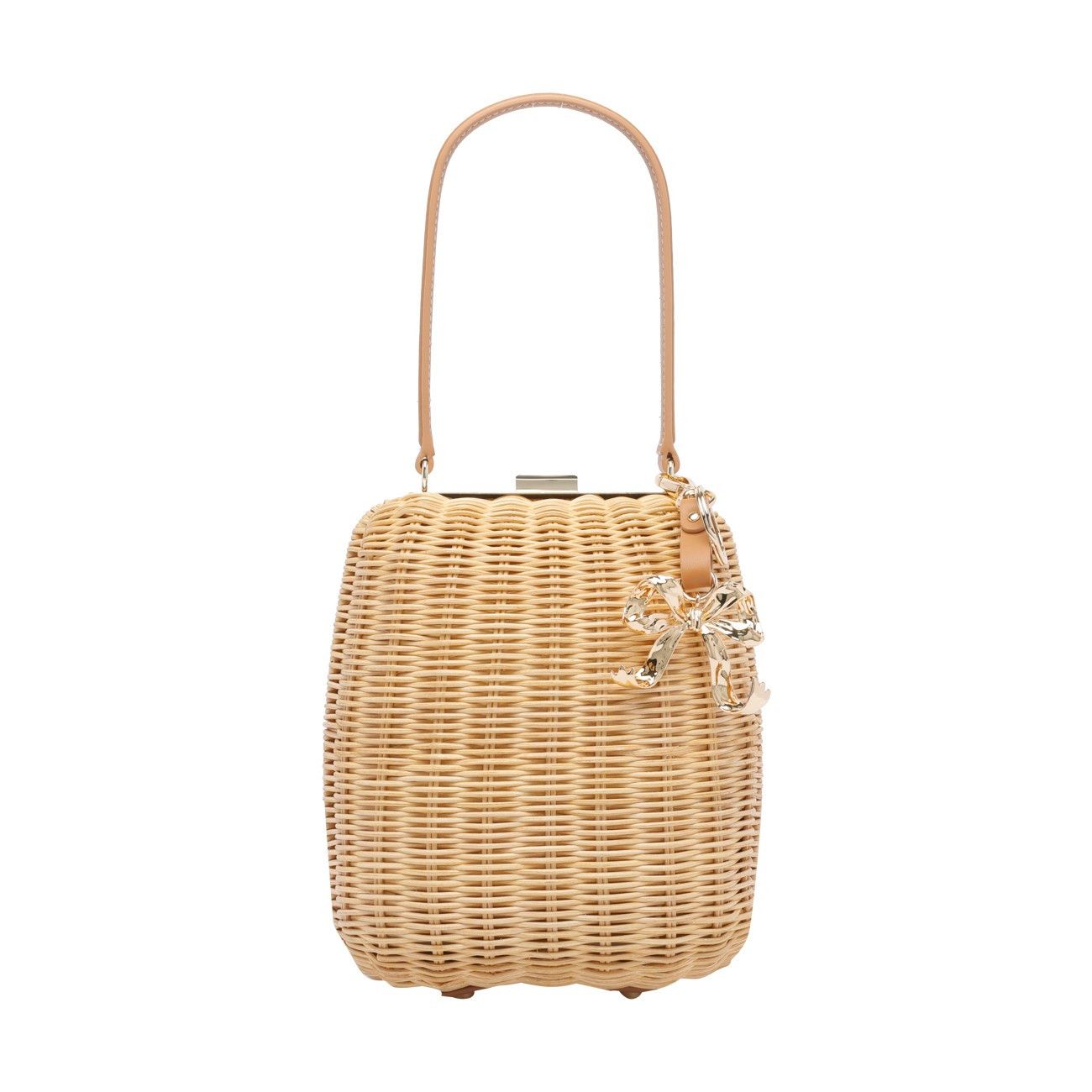 Self-Portrait KEYCHAIN RATTAN BAG Size ONE SIZE - 1 Thumbnail