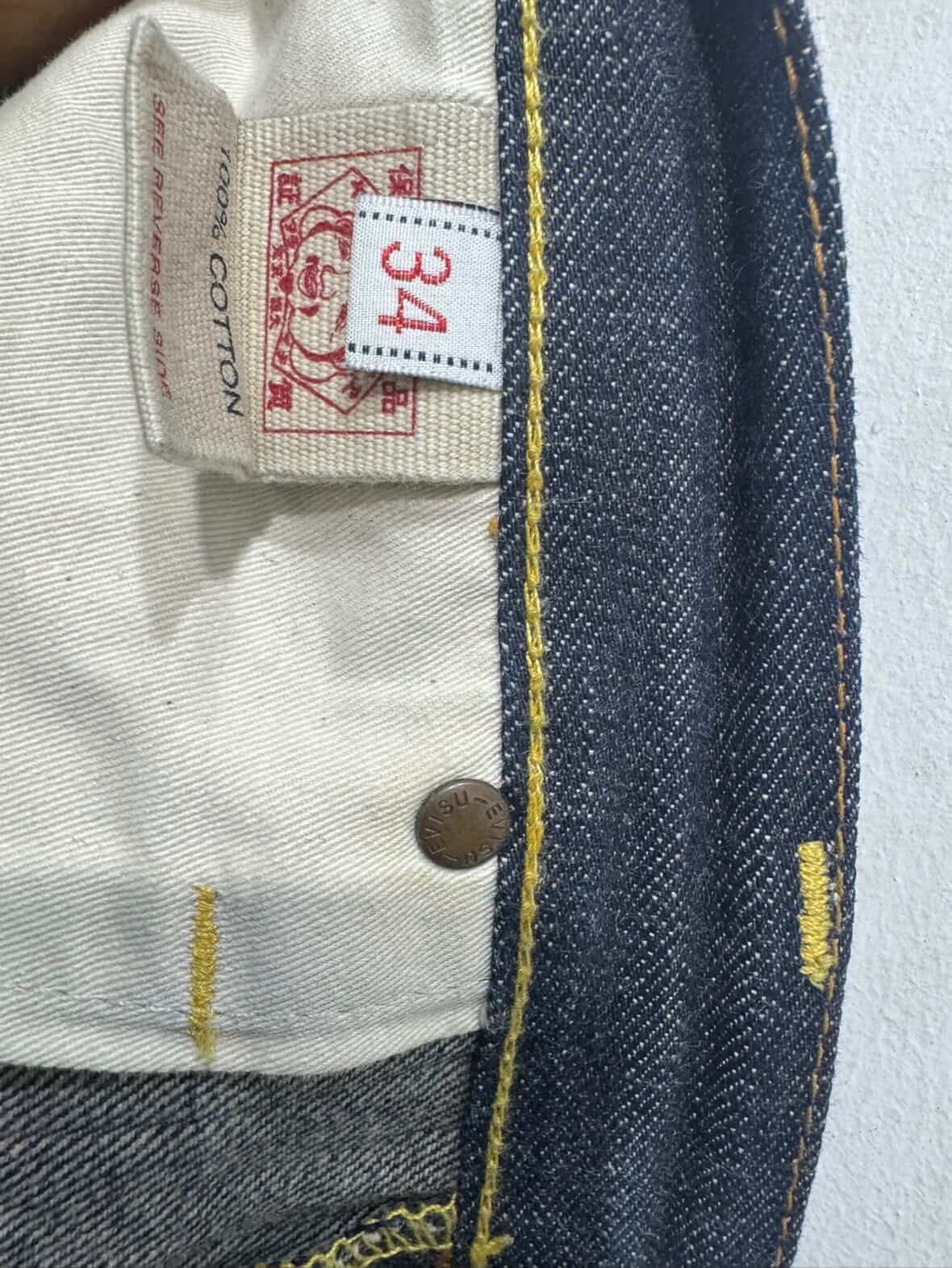 Evisu Evisu size 34 lot 0101 Evisu pants / jeans selvedge RARE Size US 34 / EU 50 - 4 Thumbnail