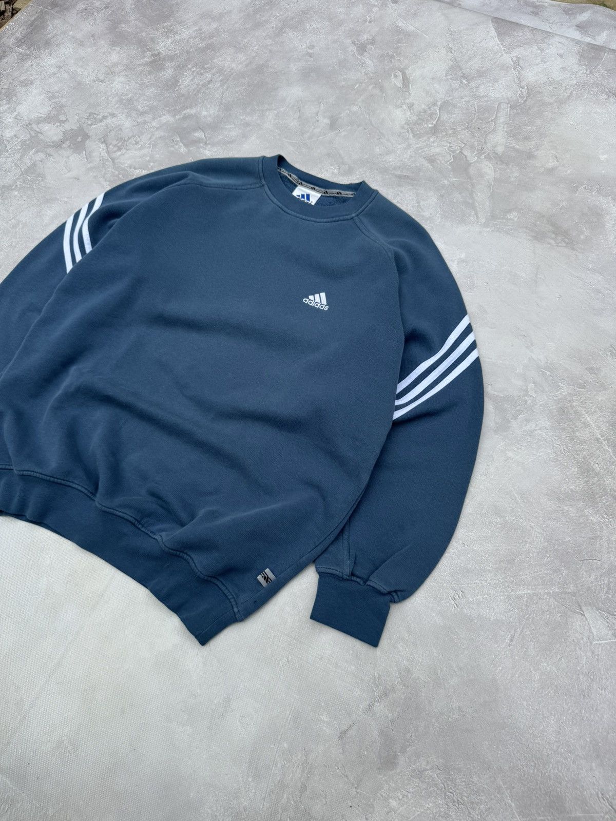 Adidas Vintage 00s Adidas Baggy Crewneck Sweatshirt Size US XL / EU 56 / 4 - 2 Thumbnail
