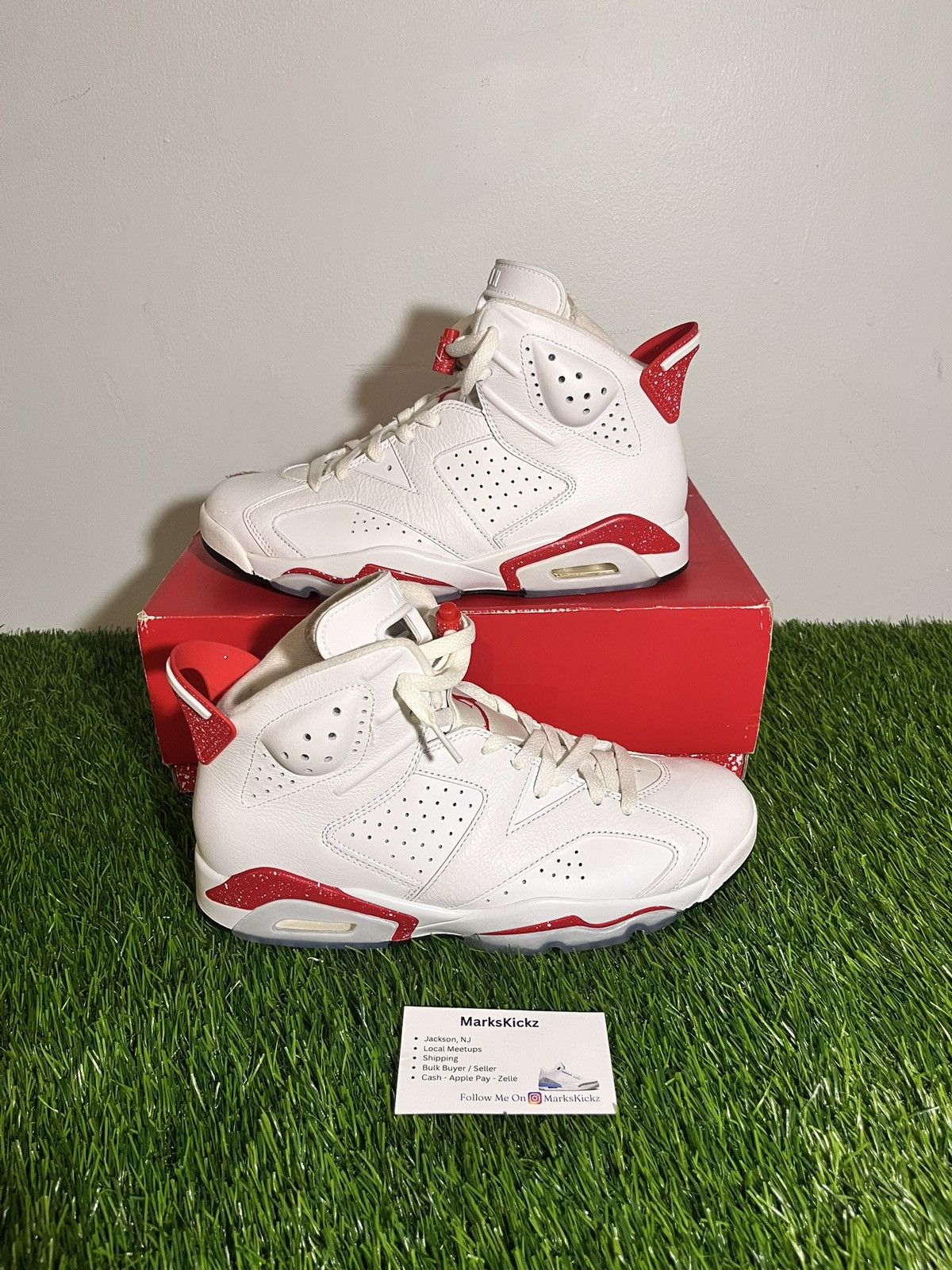 Jordan Brand air jordan 6 retro red oreo 2022 size 9.5 Size US 9.5 / EU 42-43 - 1 Thumbnail