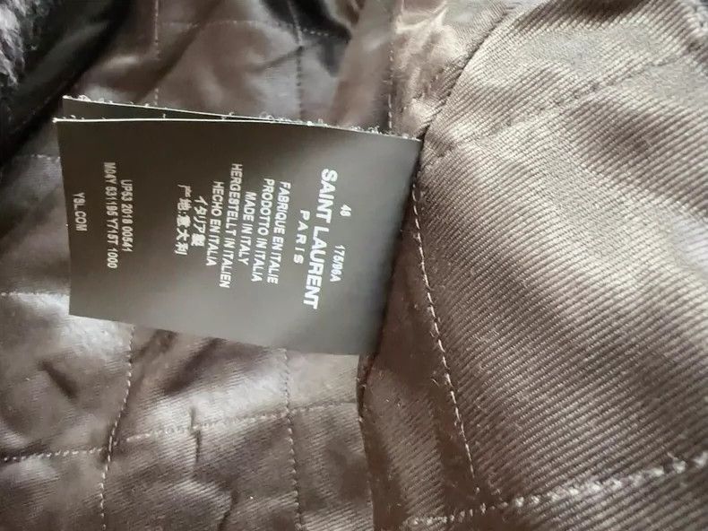 Saint Laurent Paris Saint Laurent Paris Black fur integrated jacket-2506 Size US M / EU 48-50 / 2 - 2 Thumbnail