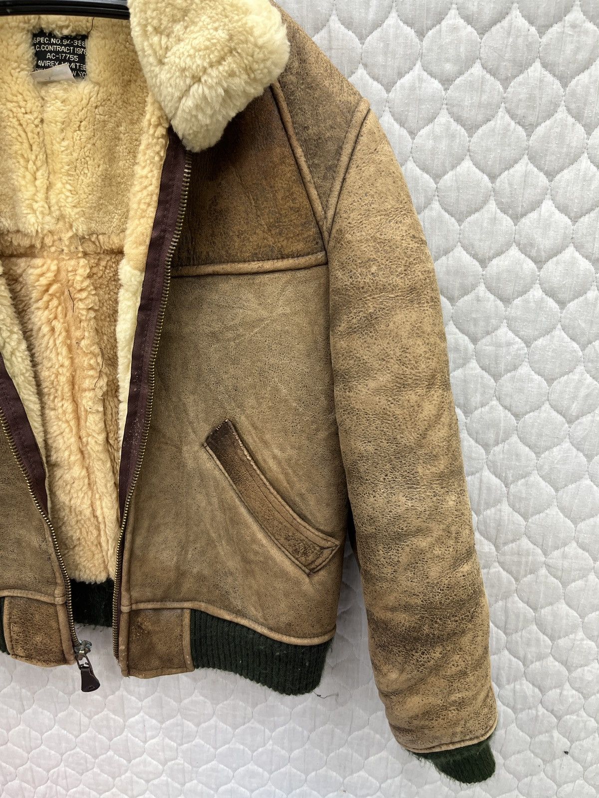 Avirex 🔥🔥🔥STEALS VTG AVIREX B-6 SHEEP SKIN LEATHER JACKET Size US S / EU 44-46 / 1 - 5 Thumbnail