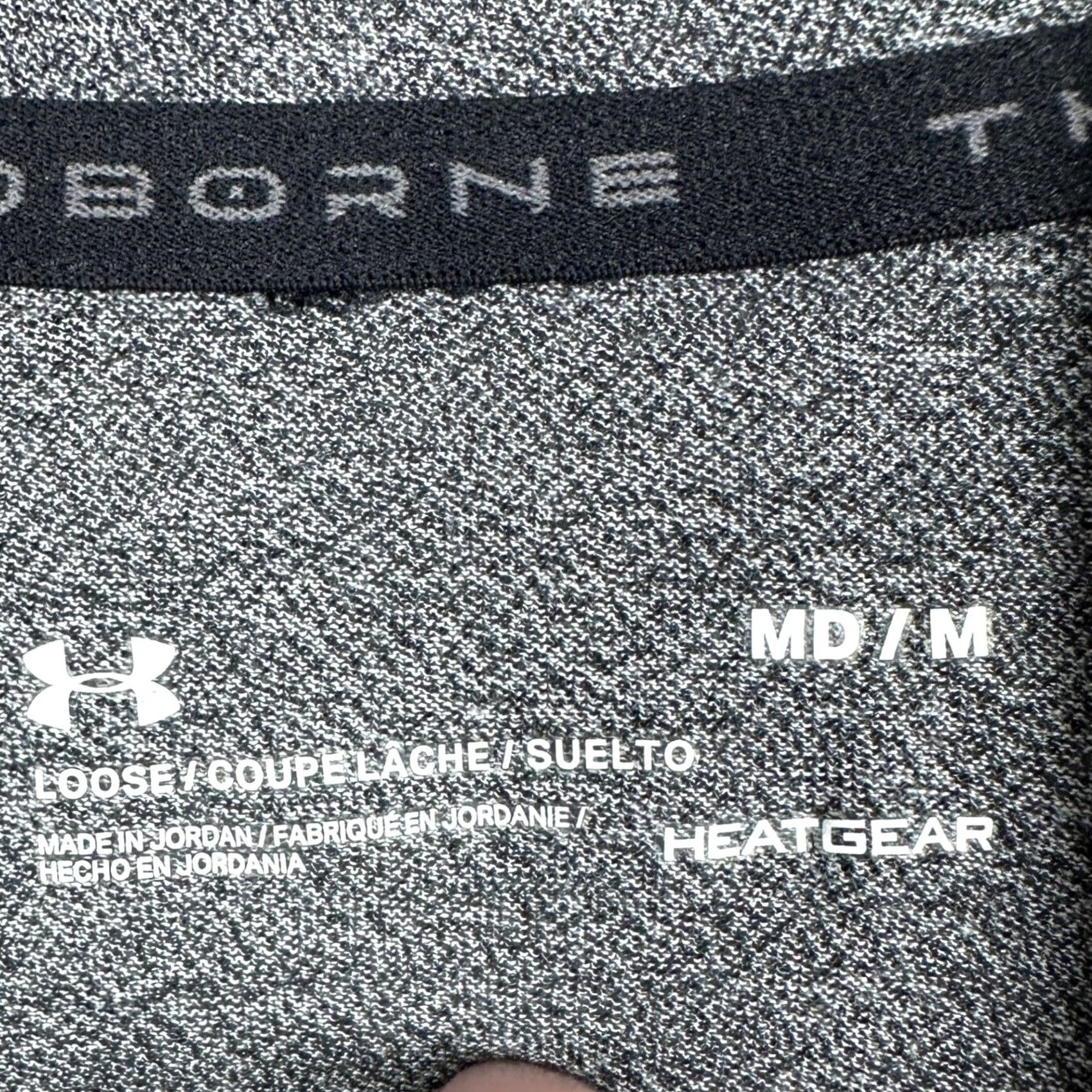 Under Armour Under Armour HeatGear Hoodie Sweatshirt Mens M Gray Heather Athletic Loose Fit Pullover Hooded Long Sleeve Size US M / EU 48-50 / 2 - 4 Thumbnail