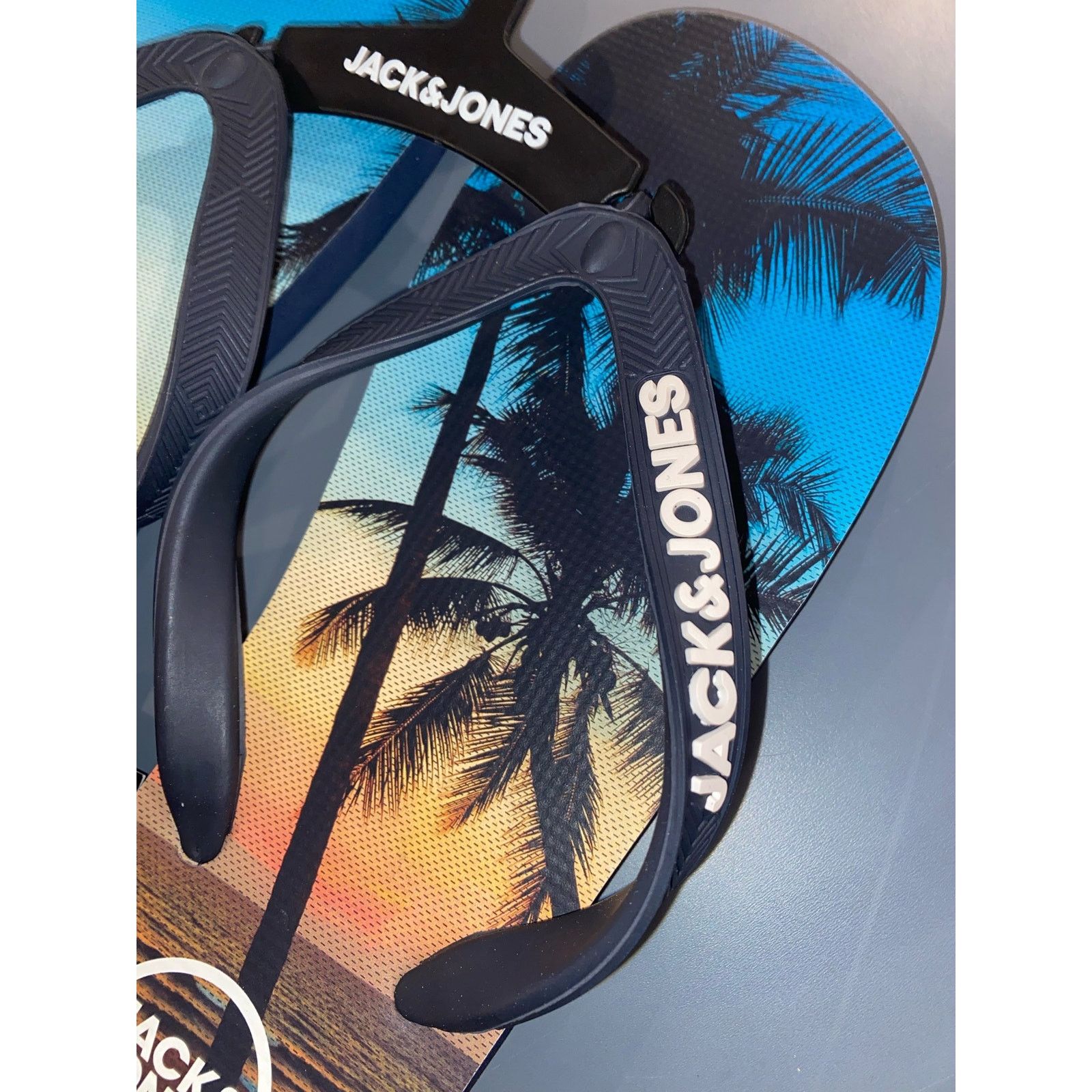 Jack & Jones NEW** Jack & Jones Mens Flip Flops Surfing Size US 7.5 / EU 40-41 - 2 Thumbnail