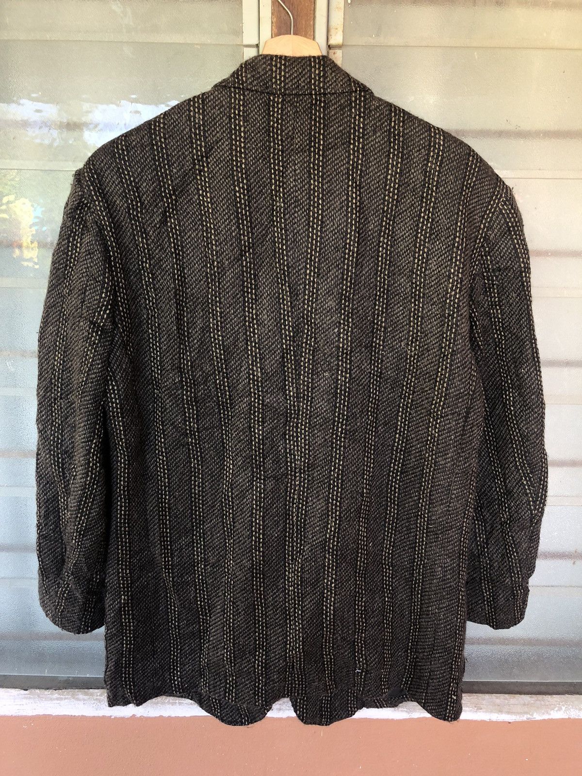 Designer × Issey Miyake × Japanese Brand Vintage Issey Miyake Wool Coat Jacket Size US M / EU 48-50 / 2 - 6 Thumbnail