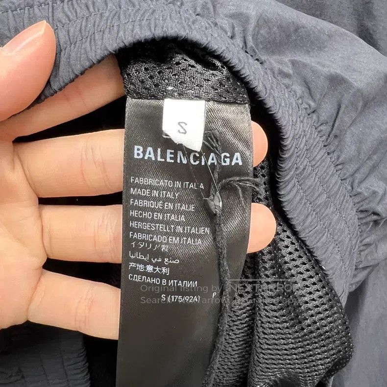 Balenciaga Balenciaga Side Sleeve Letter Logo Cut-Out Embroidered Jac Size US S / EU 44-46 / 1 - 3 Thumbnail