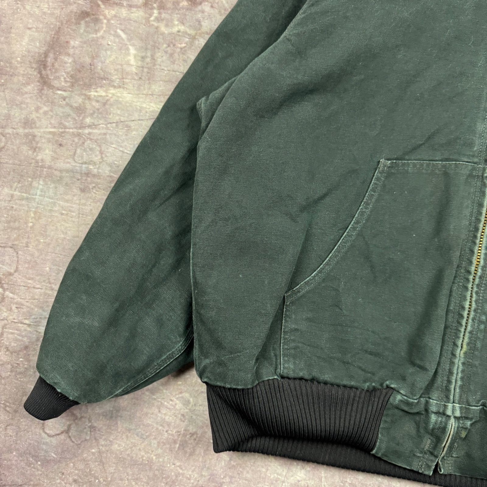 Carhartt × Vintage 90s Black Carhartt Dekalb Embroidered Hooded Jacket XL 2379 Size US XL / EU 56 / 4 - 4 Thumbnail