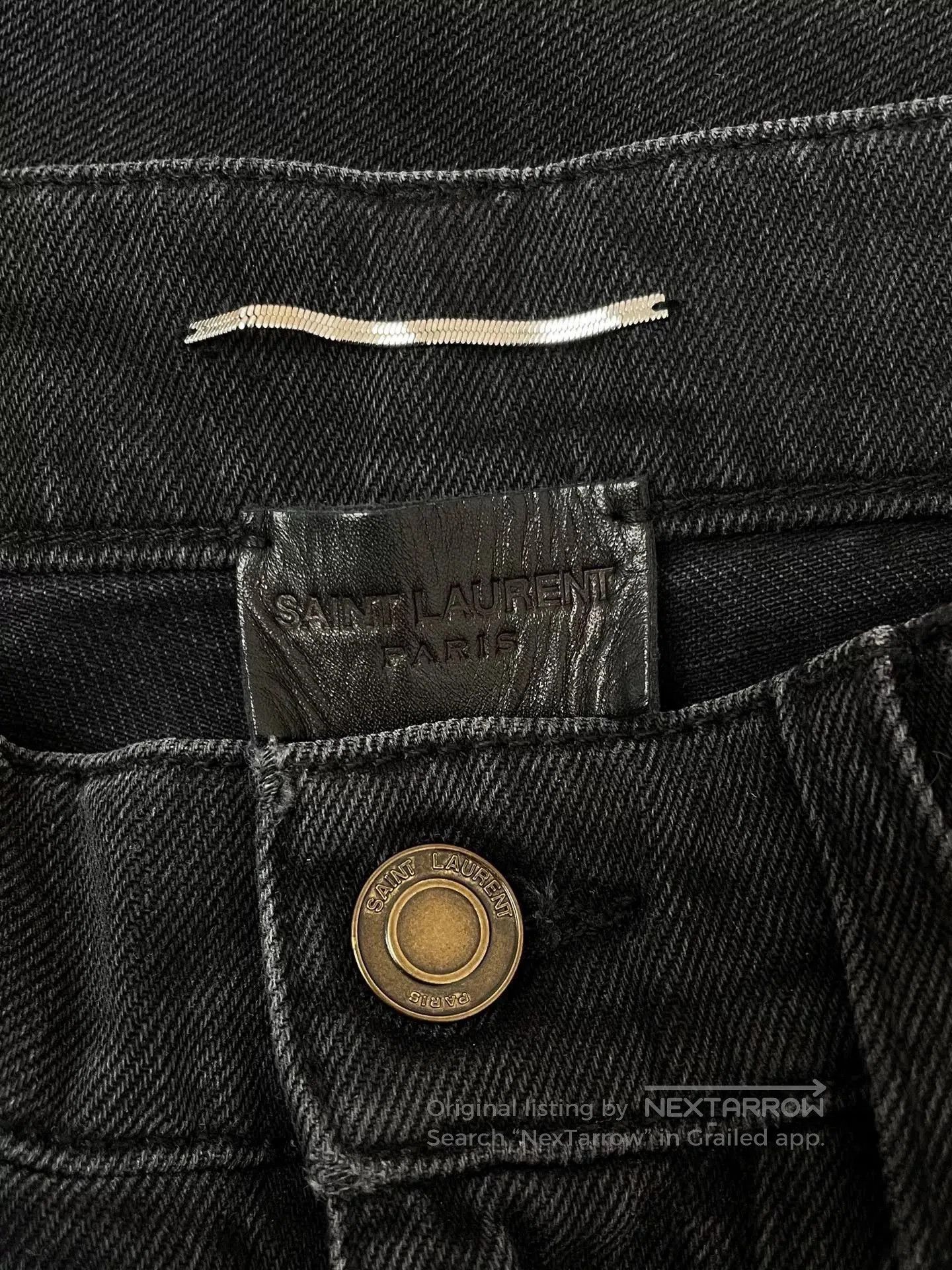 Saint Laurent Paris Saint Laurent SLP D02 Straight Jeans. Size US 31 - 3 Thumbnail
