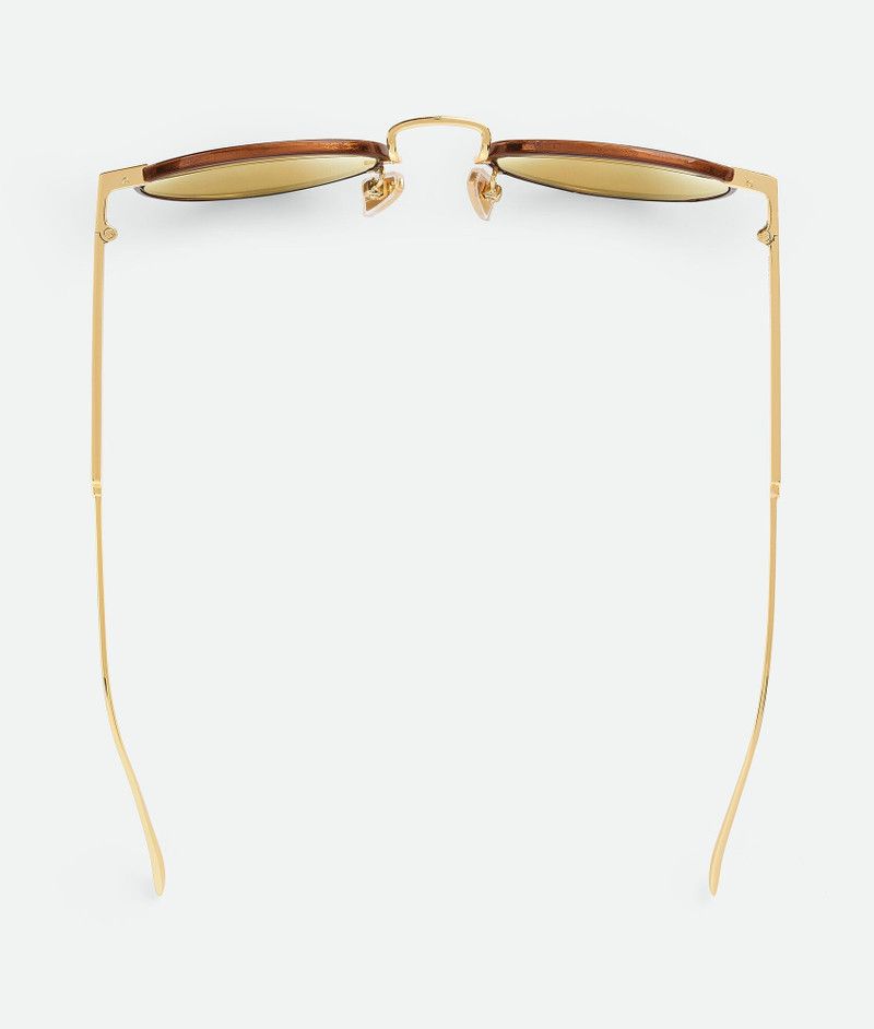 Bottega Veneta o1w1db10126 Size: OS / Classic Panthos Sunglasses in Gold Size ONE SIZE - 4 Thumbnail