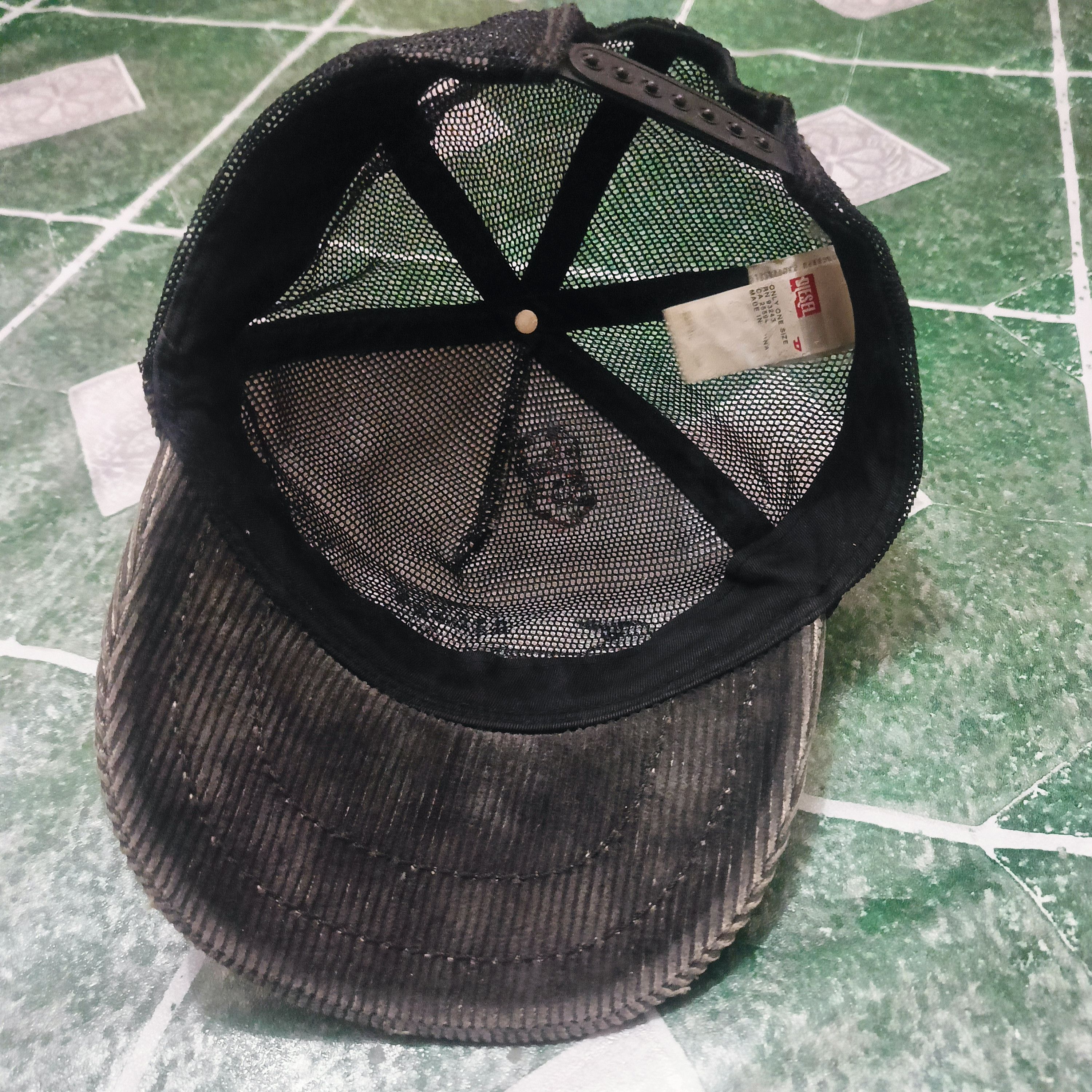 Diesel Rare Vintage Diesel Distressed Corduroy Cobra Trucker Cap Size ONE SIZE - 9 Thumbnail