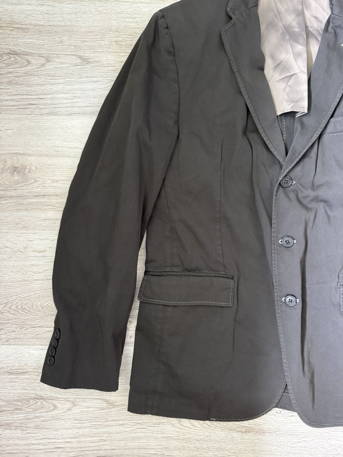 Polo Ralph Lauren Ralph Lauren Brown Blazer Made in Italy Cotton Jacket 42R Size 42R - 4 Thumbnail