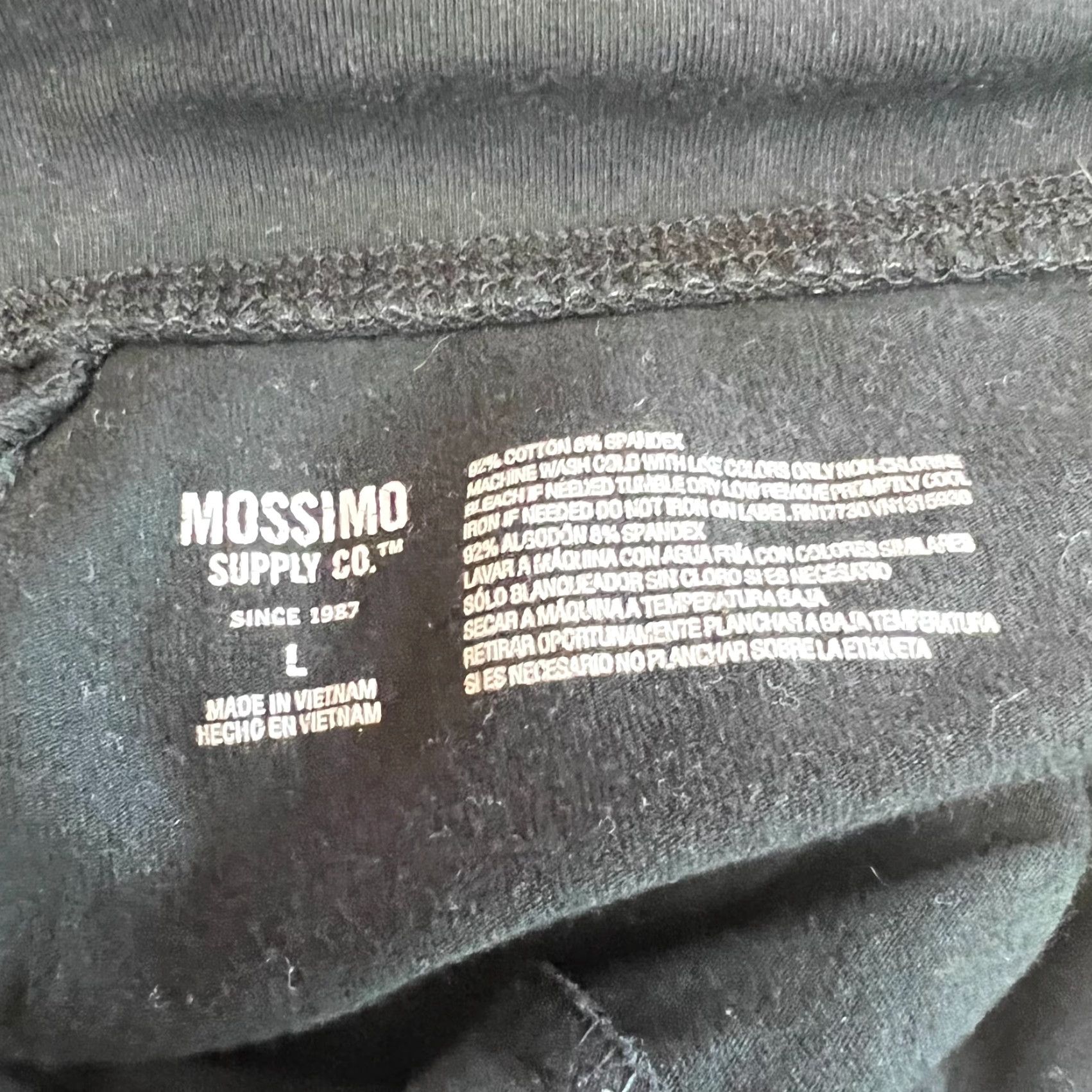Mossimo Mossimo Womens Skinny Leg Pull On Activewear Black Leggings Size L Size 30" / US 8 / IT 44 - 6 Thumbnail