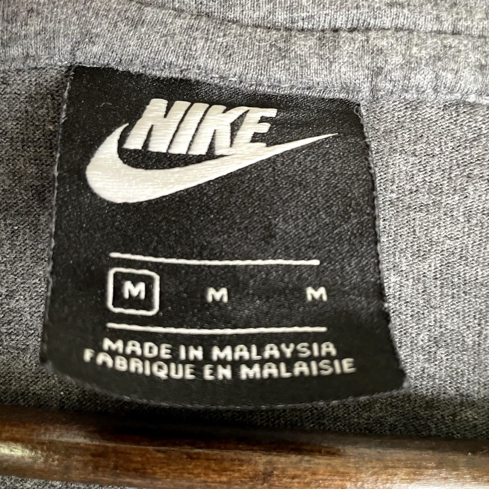 Nike Nike Hoodie Mens Medium Full-Zip Hooded Jacket Gray Sportswear, Nike Dri-FIT, Reg Fit, All Seasons, Pockets, Easy Care, Logo 90s Size M / US 6-8 / IT 42-44 - 5 Thumbnail