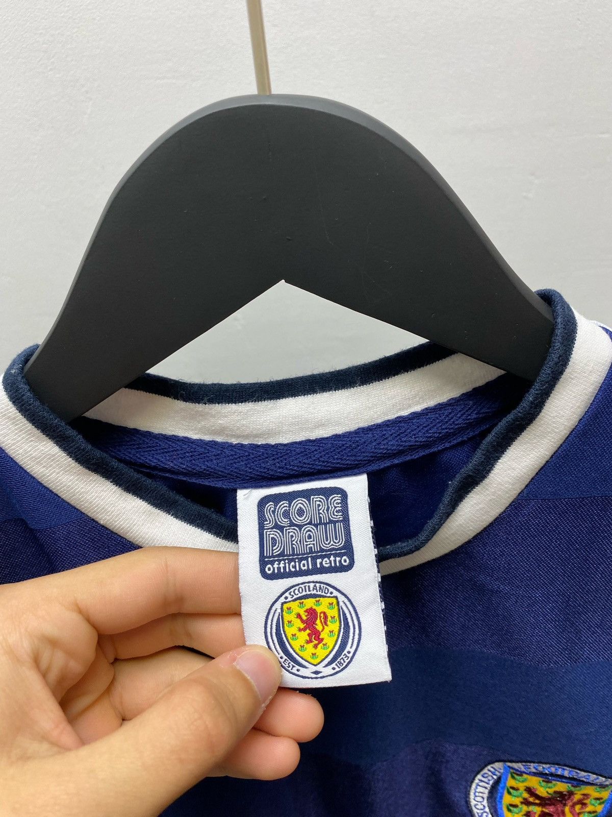 Other Scotland 1986 Score Draw Soccer Jersey Remake Football Size US M / EU 48-50 / 2 - 16 Thumbnail