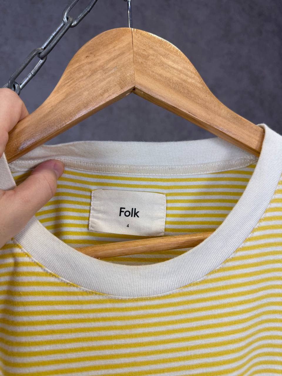 Folk Folk designer striped tee Size US L / EU 52-54 / 3 - 3 Thumbnail