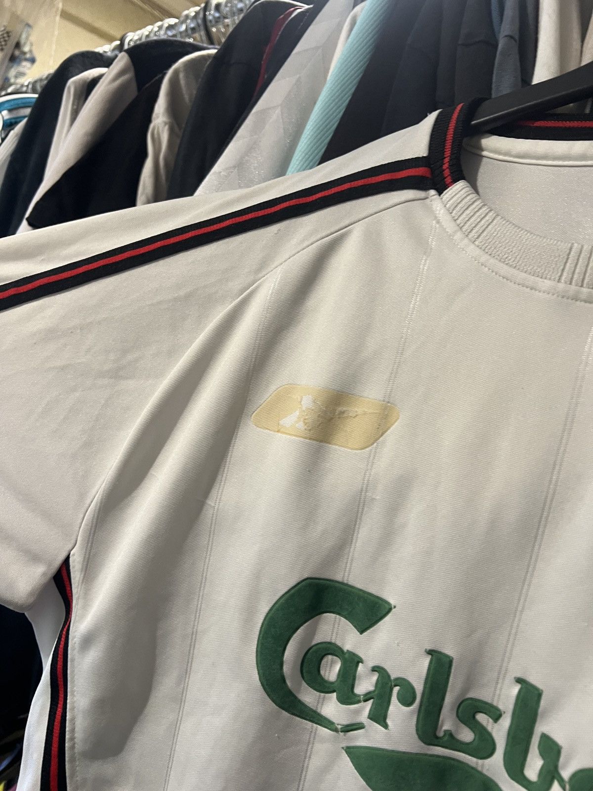 Reebok × Vintage 2003/2004 VINTAGE LIVERPOOL REEBOK AWAY FOOTBALL SHIRT AOP Size US L / EU 52-54 / 3 - 4 Thumbnail