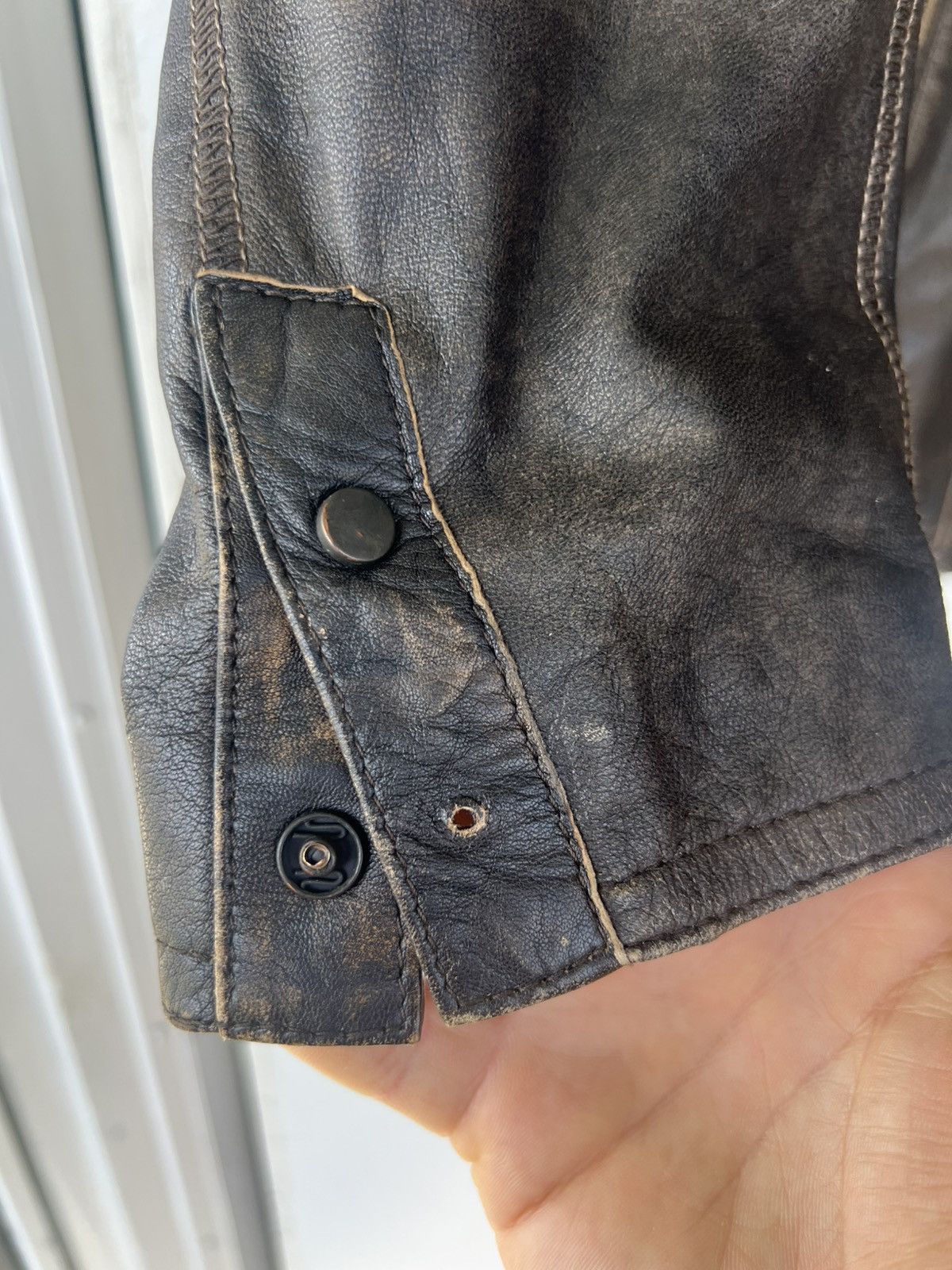 Gimo's Gino’s Brown leather Jacket Size US L / EU 52-54 / 3 - 5 Thumbnail