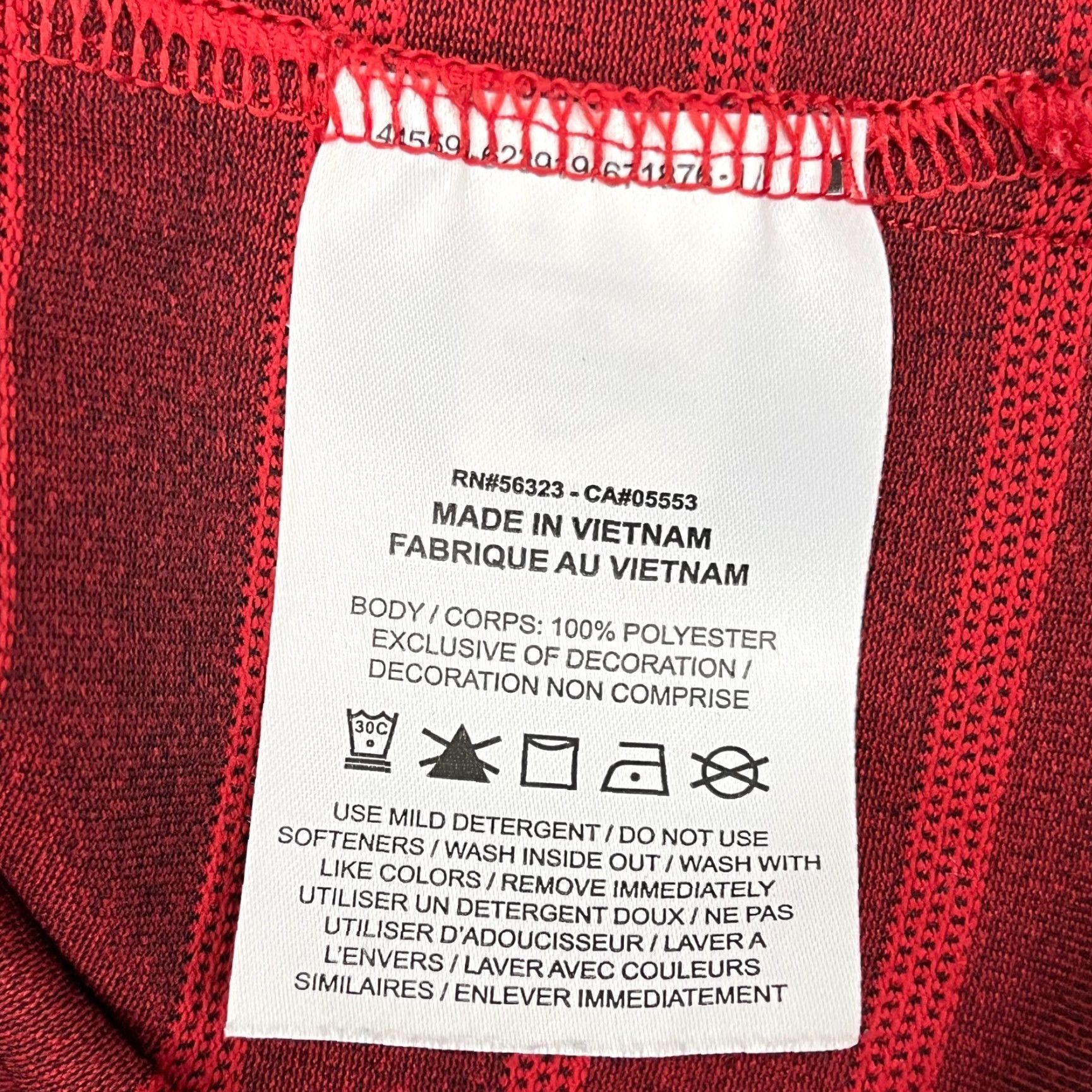 Nike **Nike Tiger Woods Dri-Fit Golf Shirt Mens XL Red Snap Collar** User: Nike Tiger Woods Dri-Fit Golf Shirt Mens XL Red Snap Collar Size US XL / EU 56 / 4 - 7 Thumbnail