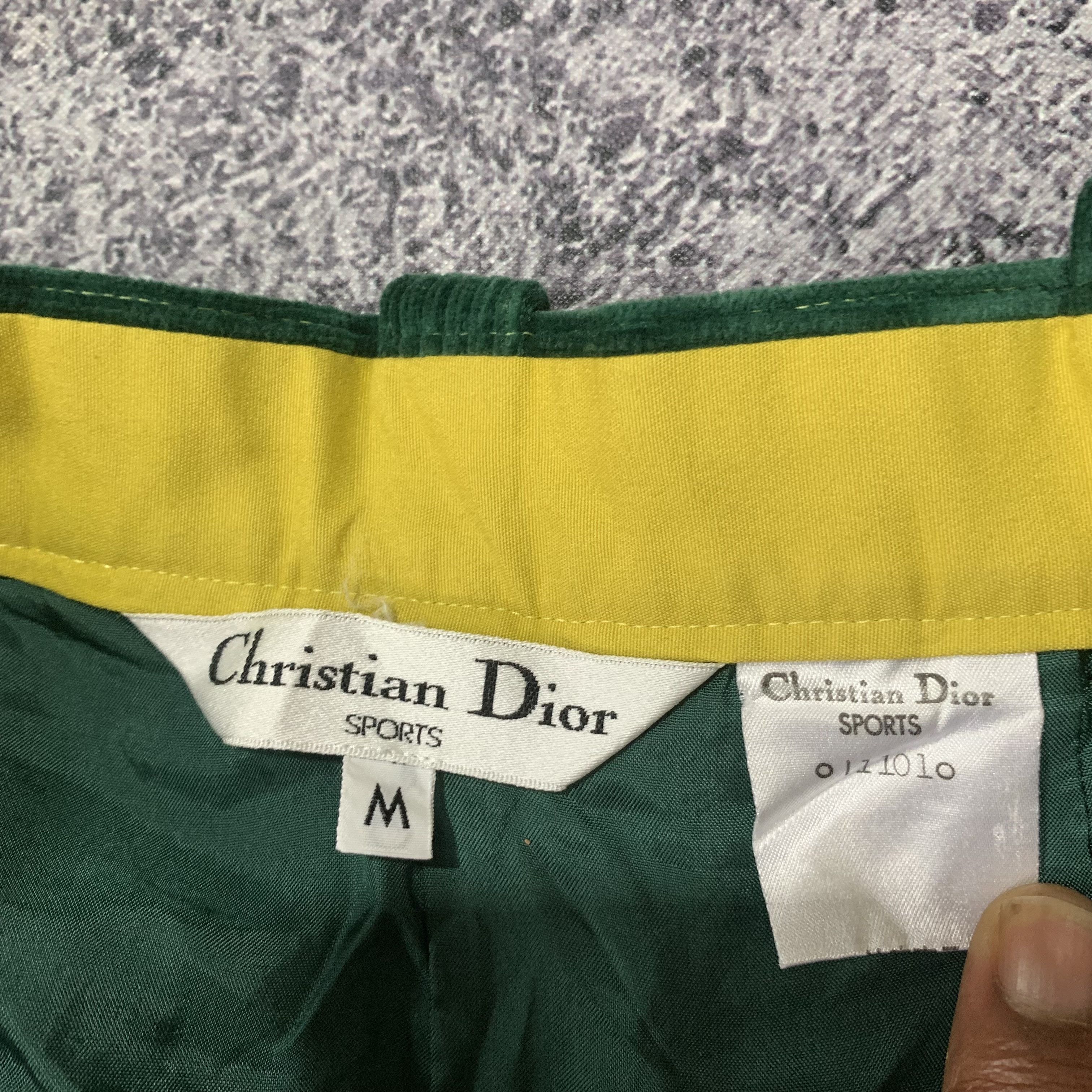 Dior 90s Christian Dior Sport Corduroy Short Panta Size US 27 - 7 Thumbnail