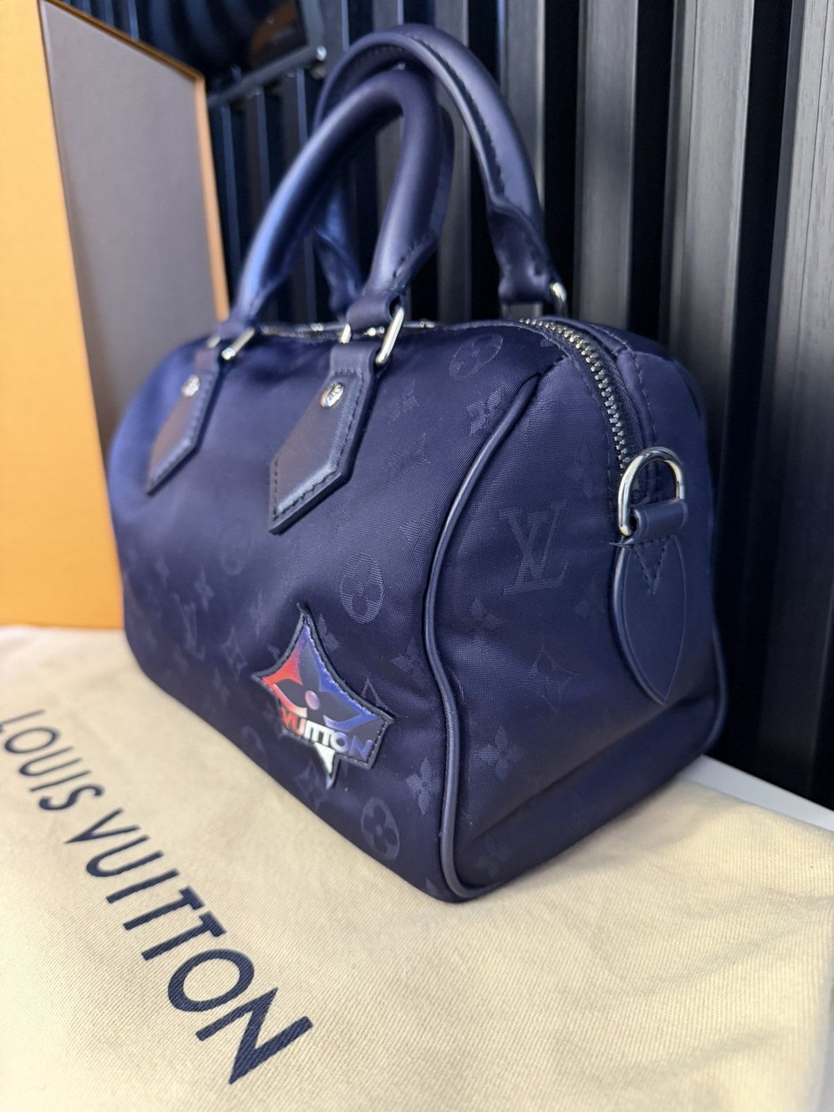 Louis Vuitton louis vuitton woman bag speedy bandolier 20 blu navy M23445 Size ONE SIZE - 13 Thumbnail