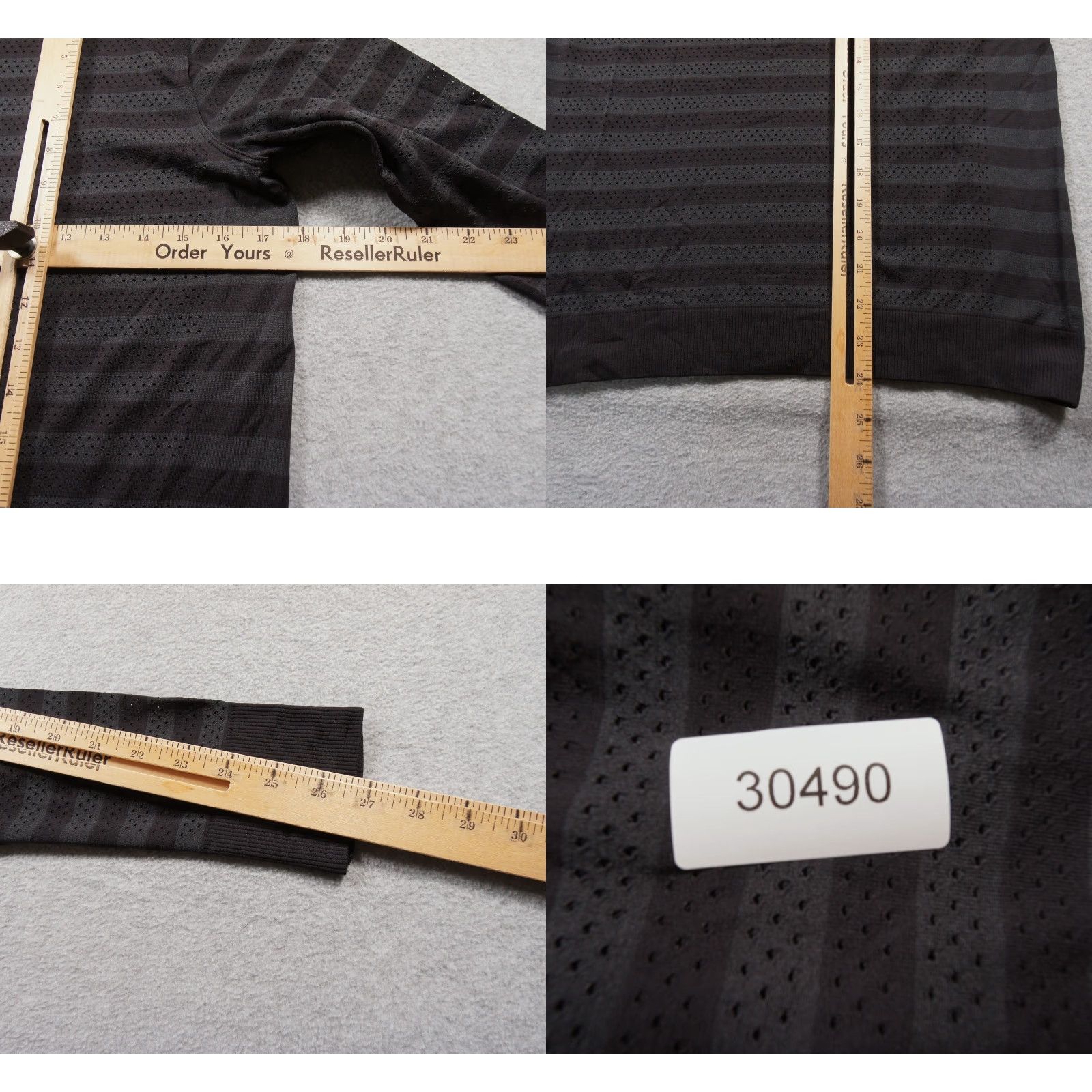 Lululemon Lululemon Shirt Womens 8 Gray Breeze Long Sleeve Activewear Training Workout Gym Size M / US 6-8 / IT 42-44 - 8 Thumbnail