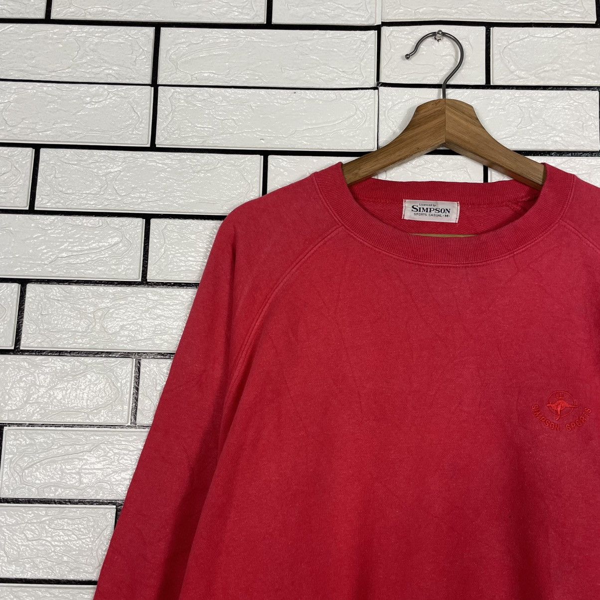 Japanese Brand Simpson Plain Crewneck Sweatshirt Size US M / EU 48-50 / 2 - 6 Thumbnail