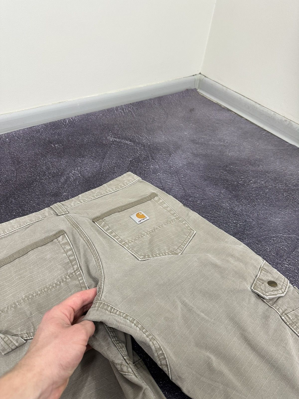 Carhartt Vintage Carhartt Double Knee Cargo Baggy Hype USA Work Pants Size US 32 / EU 48 - 8 Thumbnail
