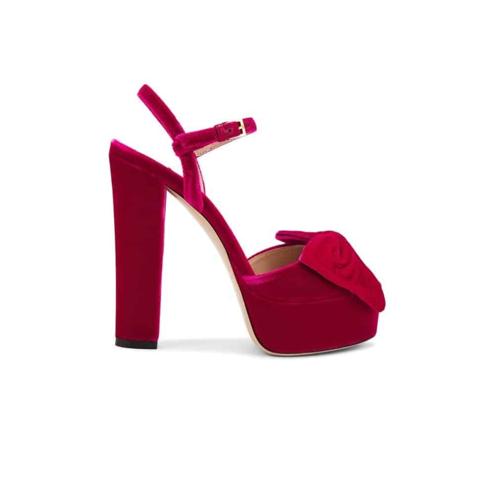 Tom Ford o1loc1c1125 W3570 Brigitte Platform Sandals in Fuchsia Size US 10 / IT 40 - 1 Thumbnail