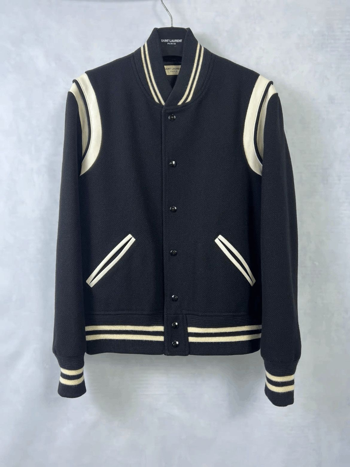 サンローラン　テディジャケット　54 SAINT LAURENT (サンローラン) TEDDY JACKET (テディジャケット