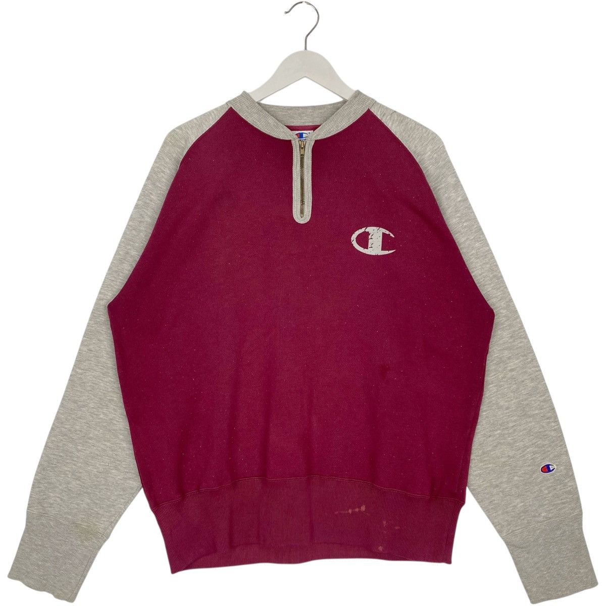Other Vintage Champion Sweatshirt Crewneck Red/Gray Printed Size L Size US L / EU 52-54 / 3 - 1 Thumbnail