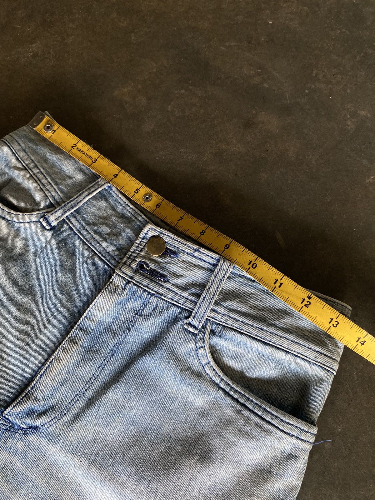 Kapital Kountry Y2k FLARE BLUSSOM IFSIXWASNINE DENIM PANTS Size US 27 - 12 Thumbnail