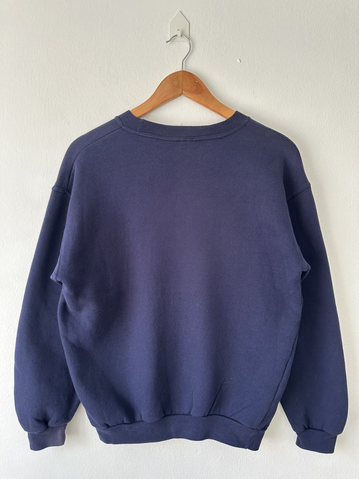 Trussardi Vintage Trussardi Embroidered Logo Sweatshirt Navy Crewneck Size US S / EU 44-46 / 1 - 3 Thumbnail