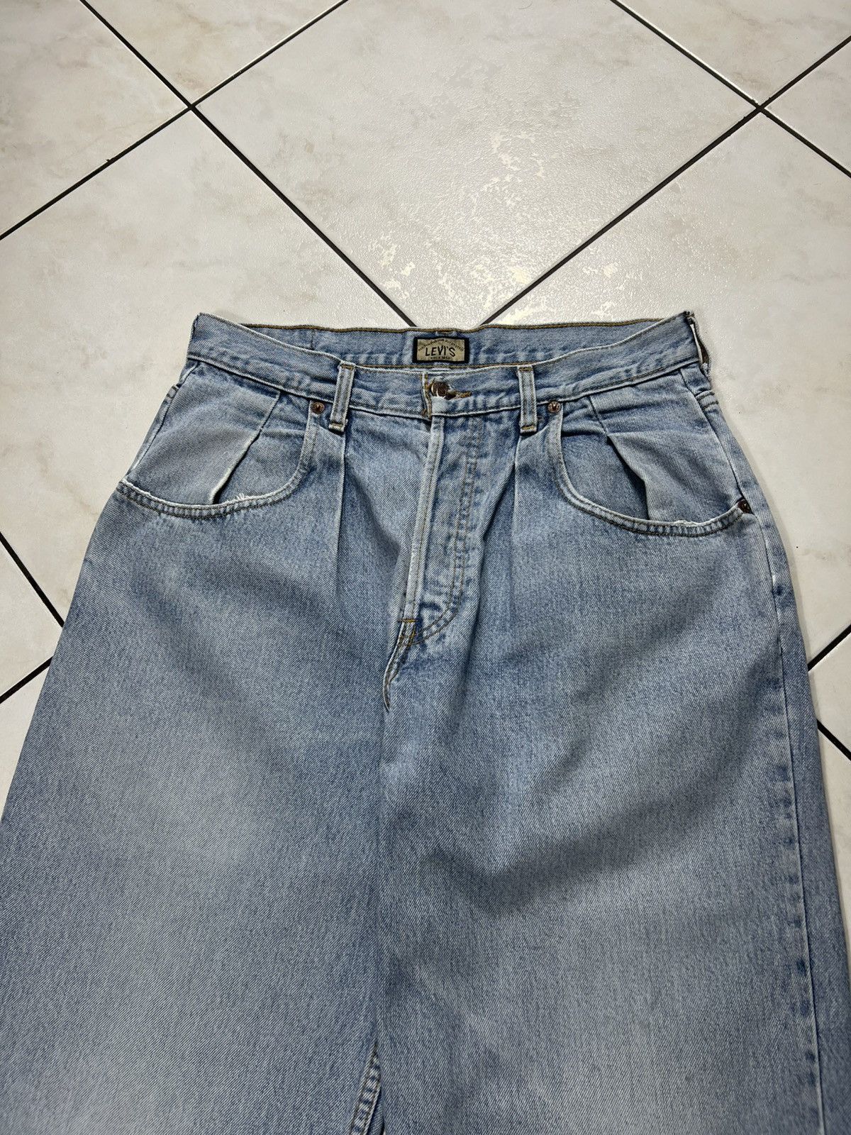 Levi's Vintage 90s Levi’s washed casual jeans y2k silver tab pants Size US 32 / EU 48 - 3 Thumbnail