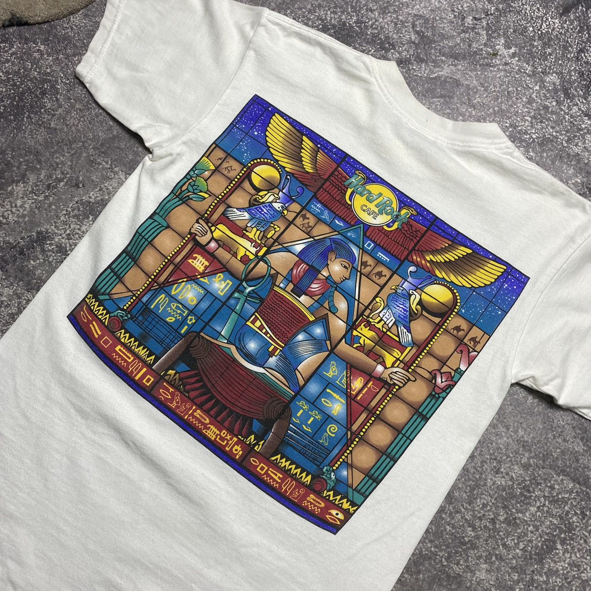 Hard Rock Cafe Vintage Hard Rock Cafe Pharaoh Big graphic logo tee Size US S / EU 44-46 / 1 - 3 Thumbnail