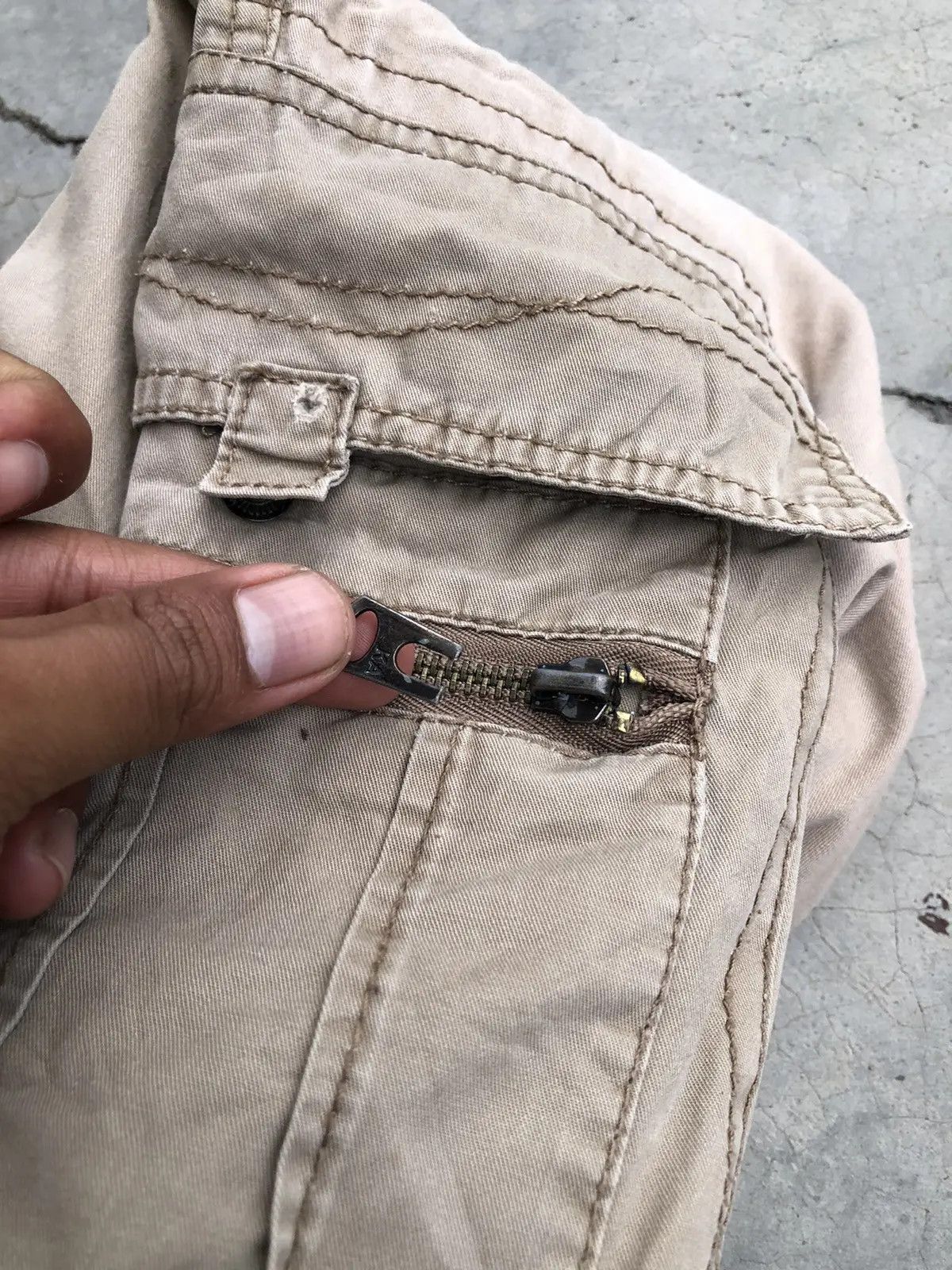 Japanese Brand × Vintage Vintage Cargo Pants 8 Pocket Rare Design Size US 36 / EU 52 - 7 Thumbnail