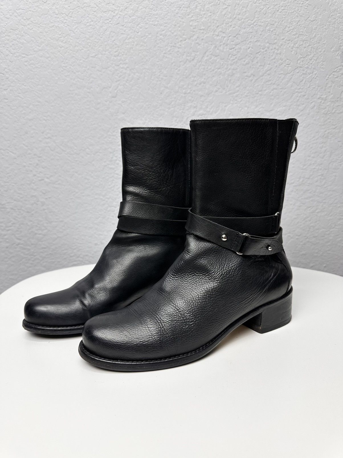 A.S.98 Vintage 🥵 Leather Hight Boots Moma Ifsixwasnine Guidi Goa Size US 8 / IT 38 - 1 Thumbnail