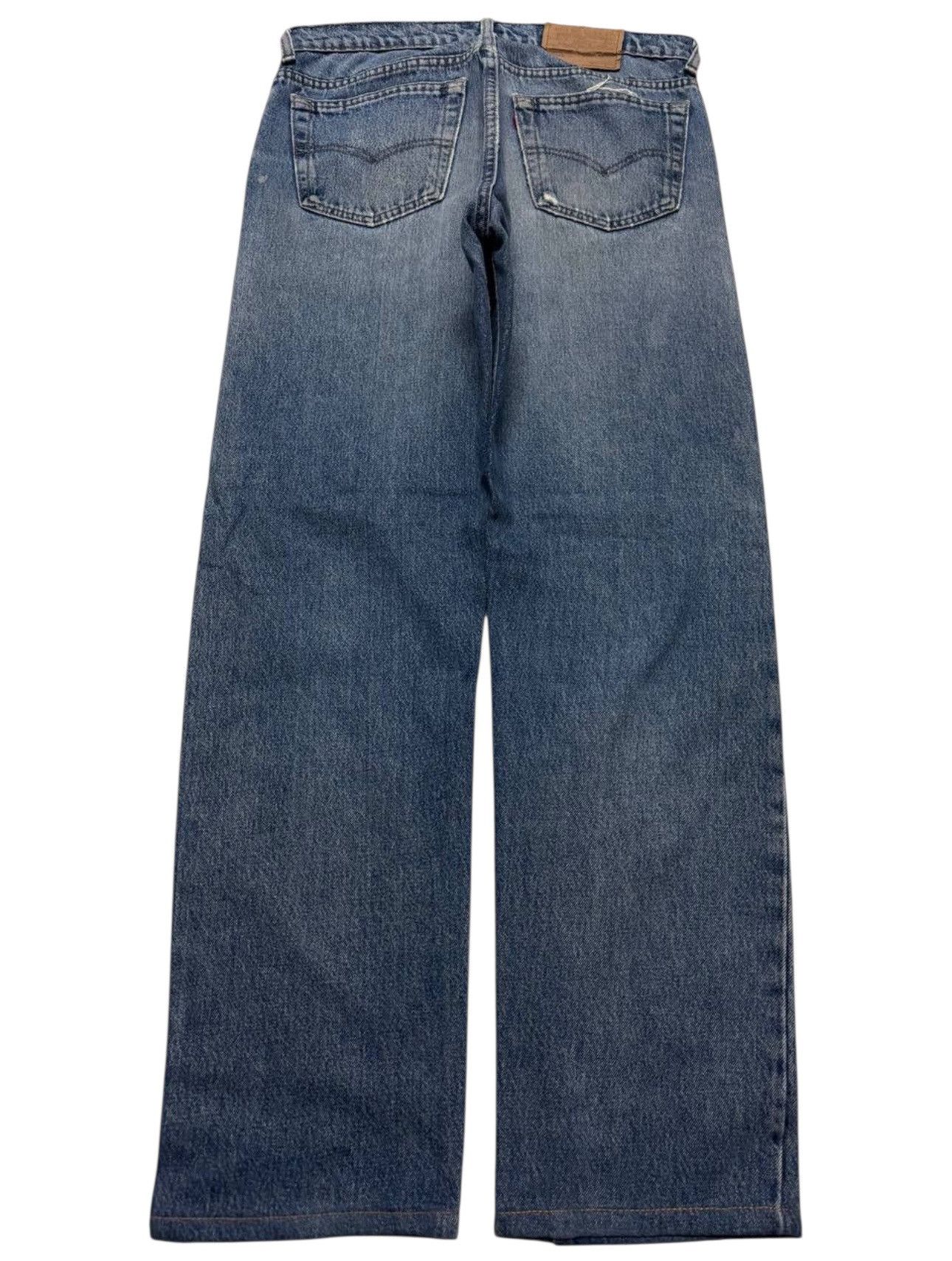 💥Grunge💥Vintage 90's 501 Faded Distressed Ripped Blue Jeans