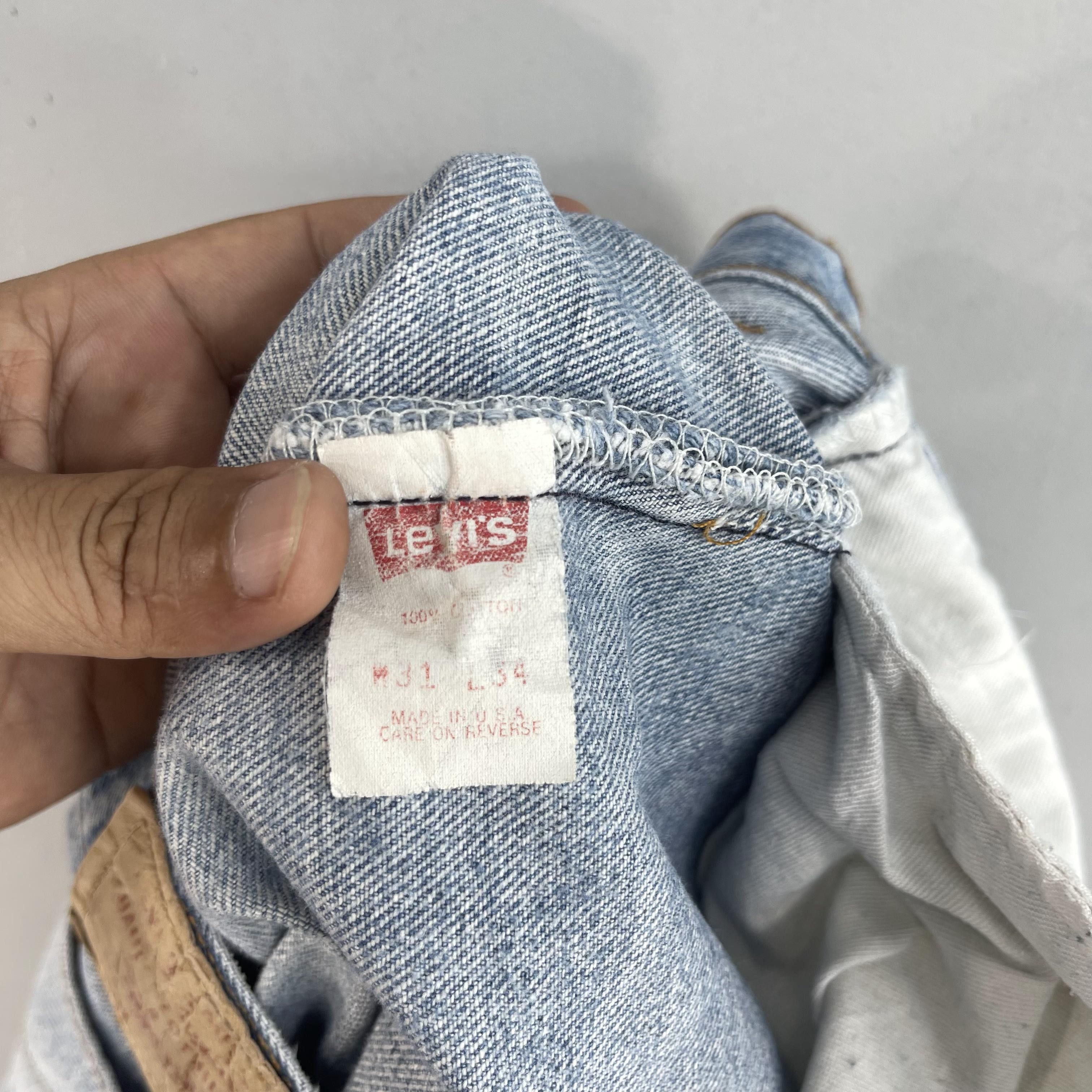 Levi's × Vintage Size 30 Vintage Distressed Levis 501 Button Fly Jeans Size US 30 / EU 46 - 6 Thumbnail