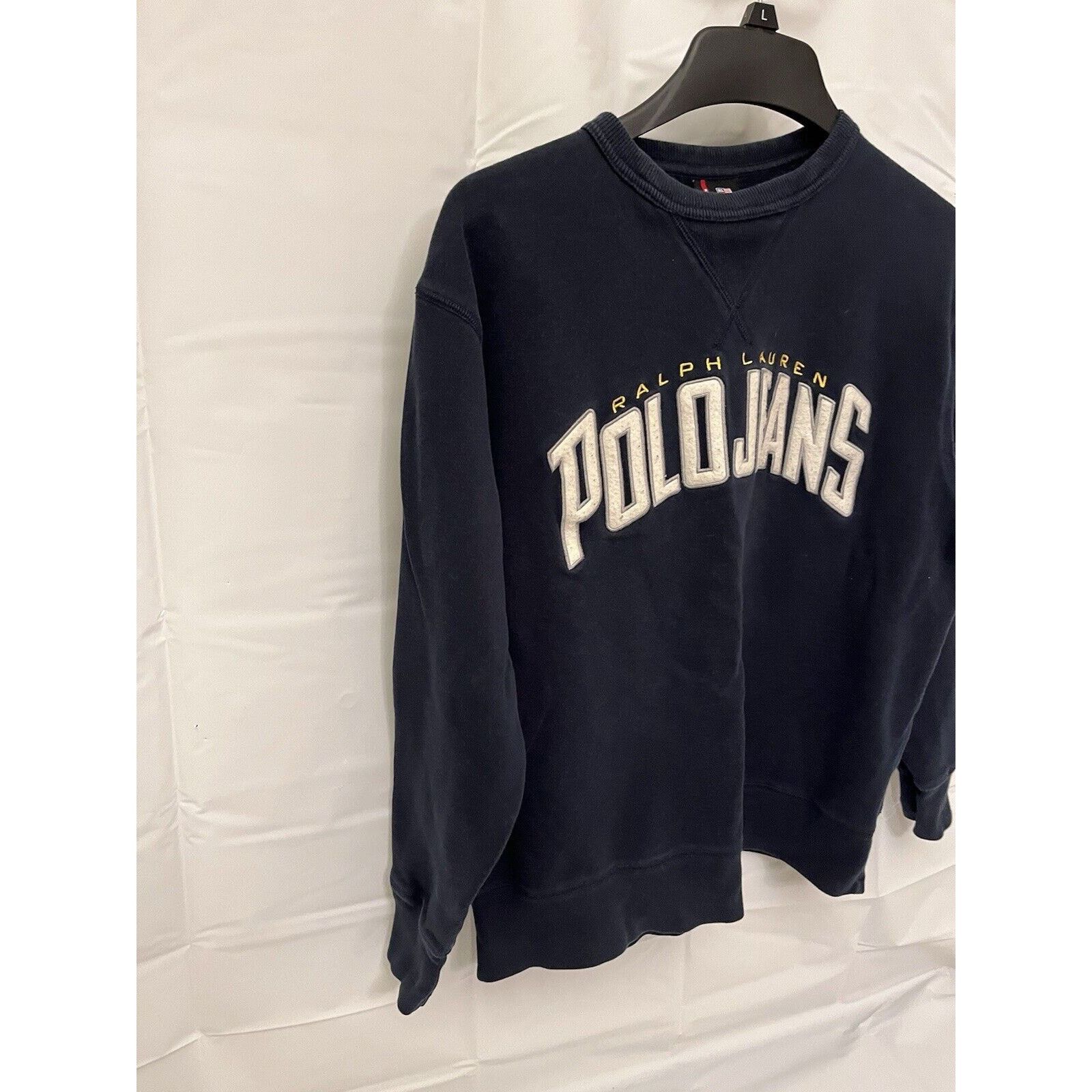 Polo Ralph Lauren Men’s Polo Ralph Lauren Jeans Long Sleeve Small Blue Crew Size US S / EU 44-46 / 1 - 7 Thumbnail